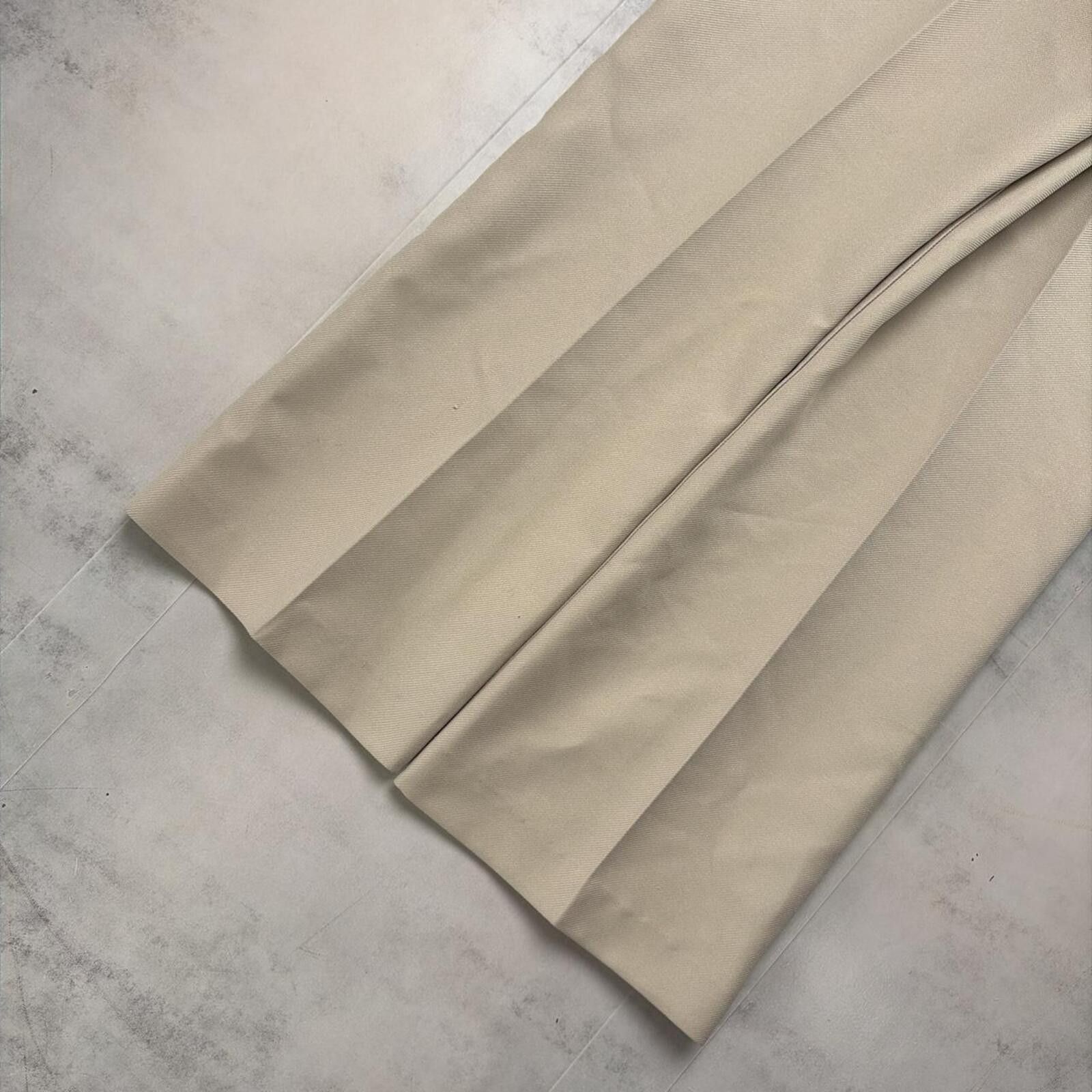 Levi's Vintage 70s Levi’s Sta-Prest Cream Flare Bootcut Dress Pants Size US 34 / EU 50 - 4 Thumbnail