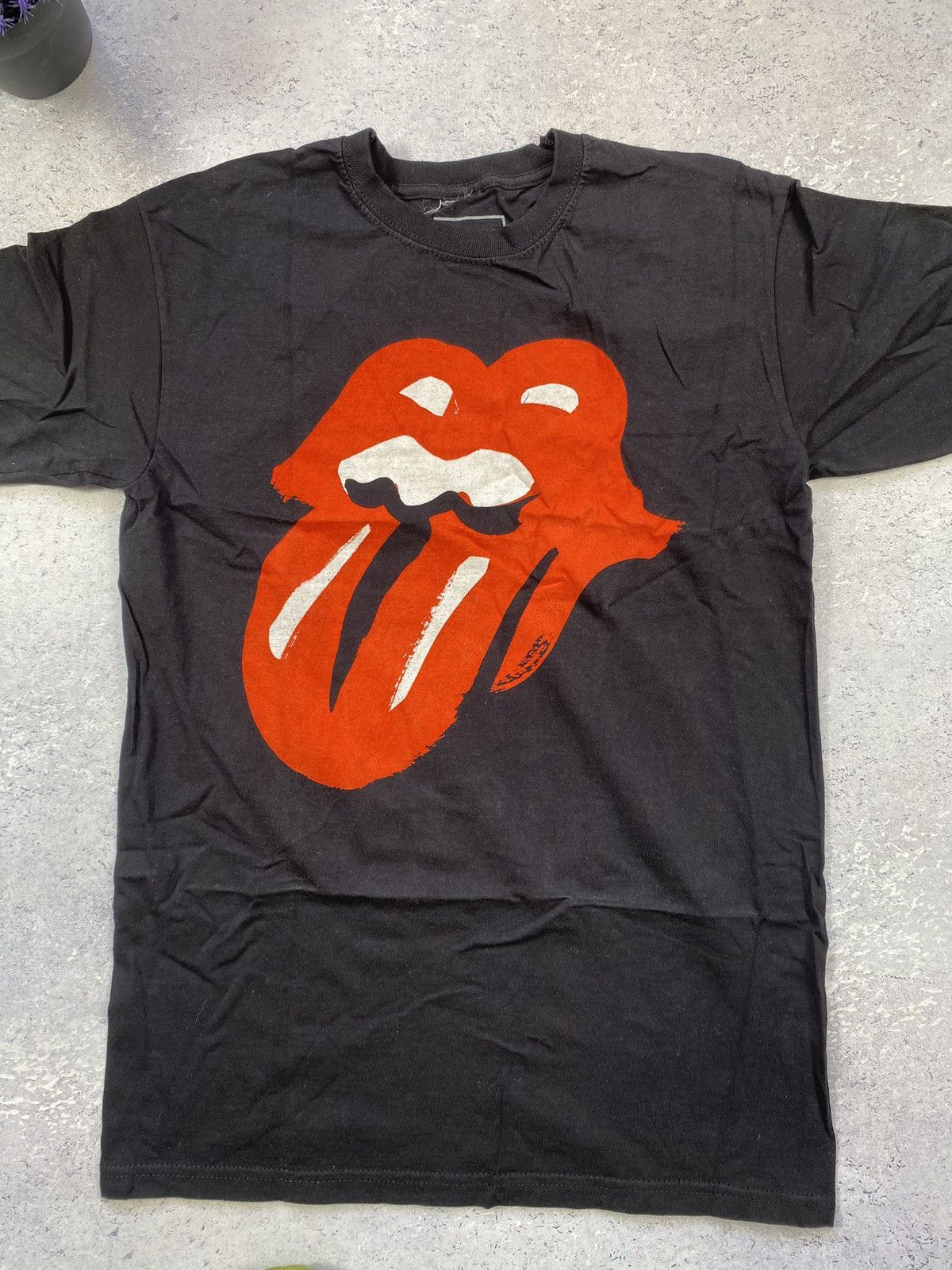 Band Tees The Rolling Stones Men’s Black T-shirt With Big Logo Size S Size US S / EU 44-46 / 1 - 4 Thumbnail