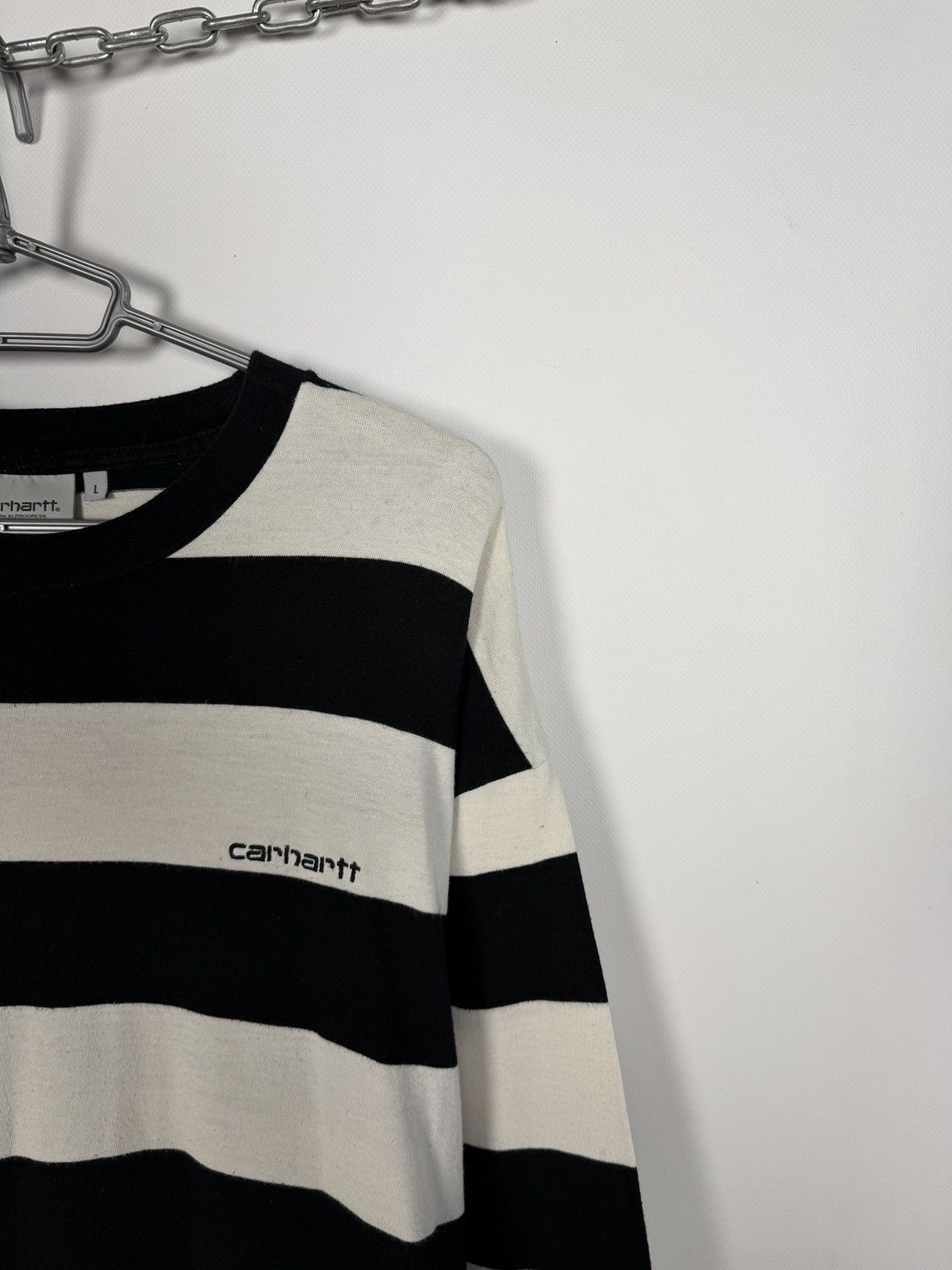 Carhartt Carhartt Long Sleeve Roslyn Striped Pullover Vintage Size L Size US L / EU 52-54 / 3 - 2 Thumbnail