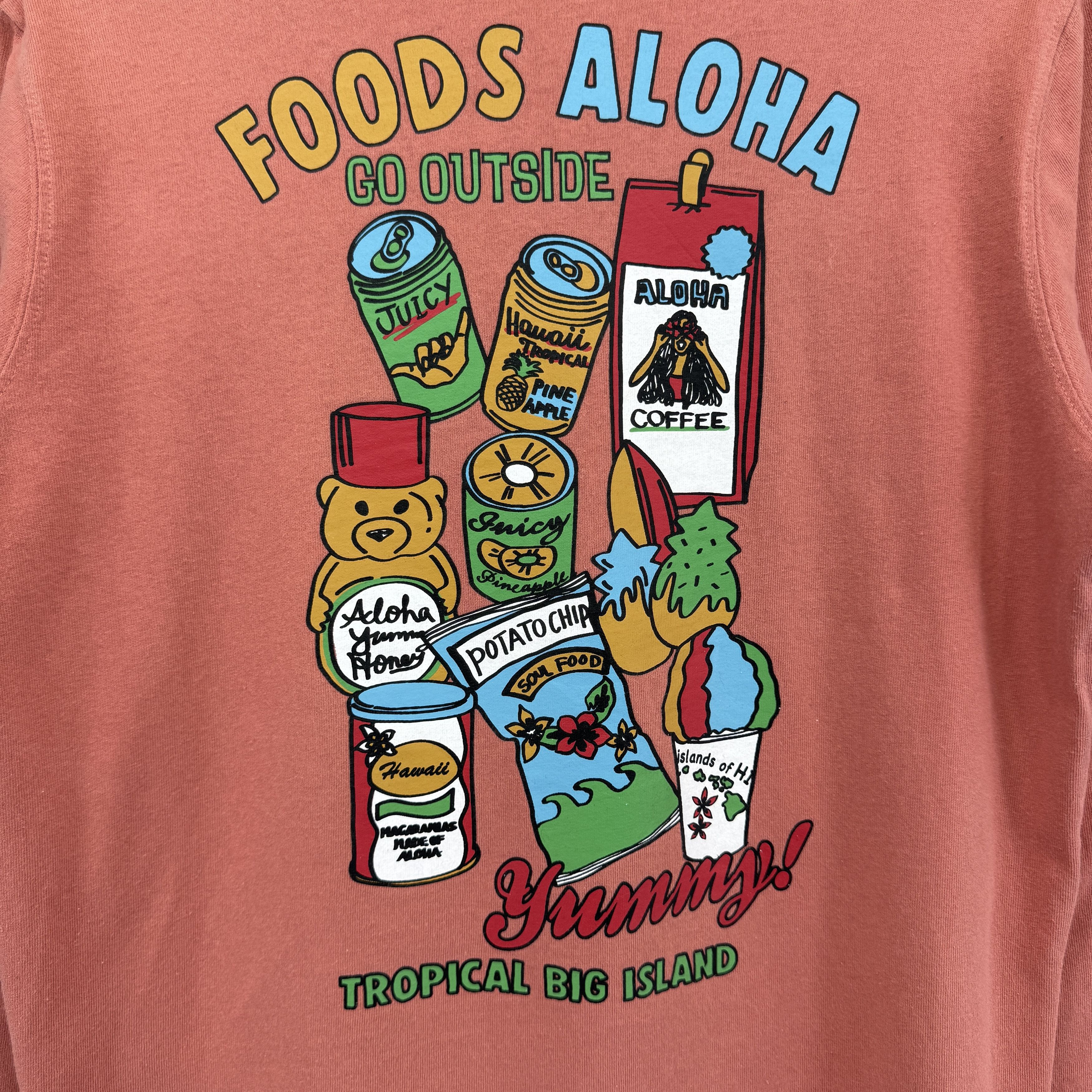 Vintage Aloha Surfing Collection Tshirt Food Aloha Graphic Size US L / EU 52-54 / 3 - 5 Thumbnail