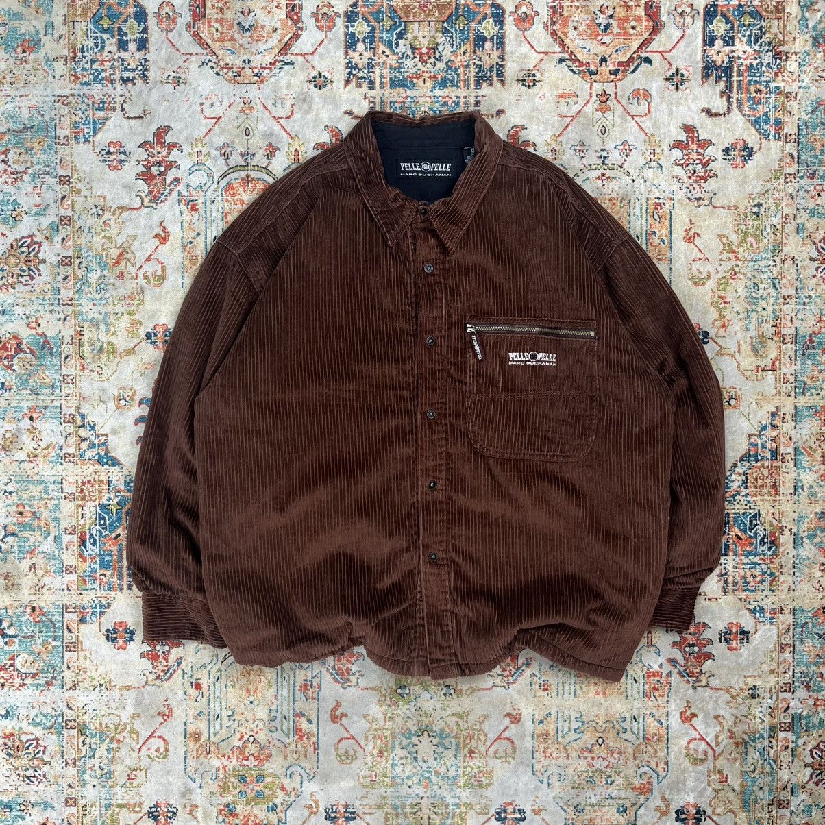 Pelle Pelle Vintage Pelle Pelle marc buchanan Corduroy quilted jacket Size US XL / EU 56 / 4 - 1 Thumbnail