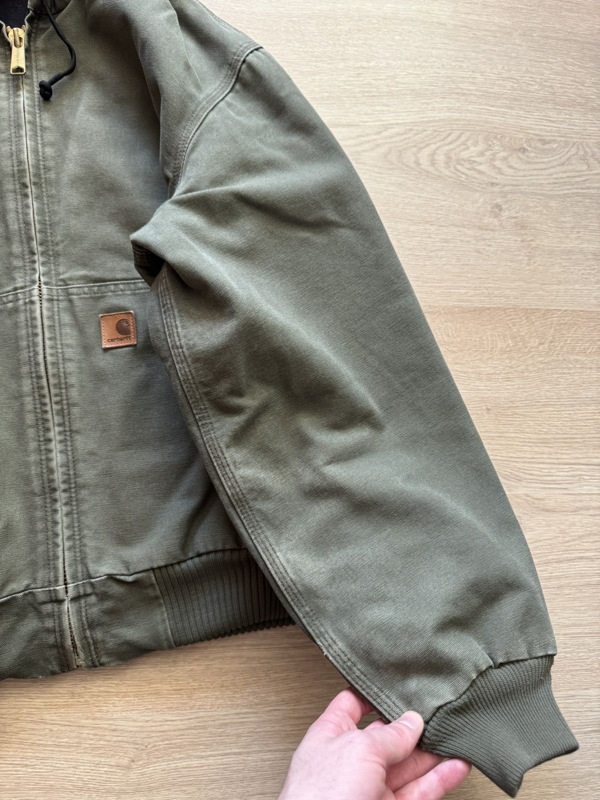Carhartt Vintage Carhartt Moss Faded USA Active jacket Size US L / EU 52-54 / 3 - 6 Thumbnail