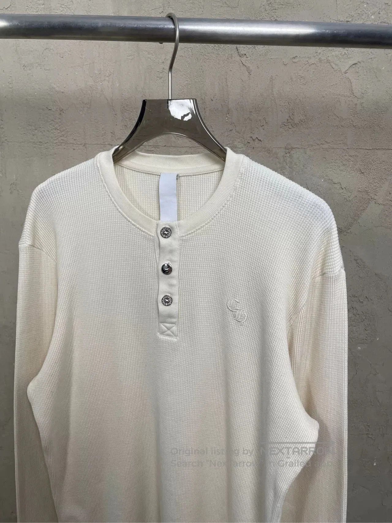 Chrome Hearts Chrome Hearts Waffle Henley Long Sleeve Tee. Size US M / EU 48-50 / 2 - 3 Thumbnail