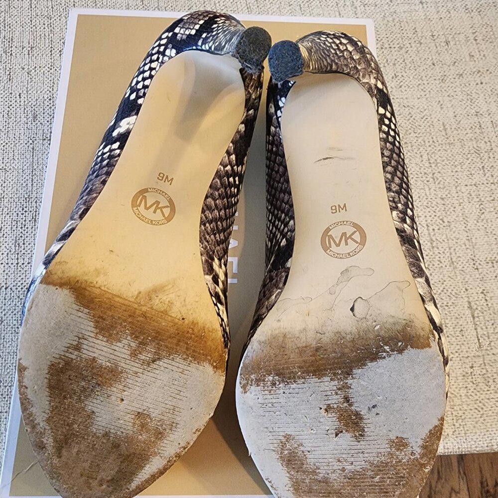Michael Kors MICHAEL Michael Kors Snakeskin Print Antoinette Platform Size US 9 / IT 39 - 6 Thumbnail
