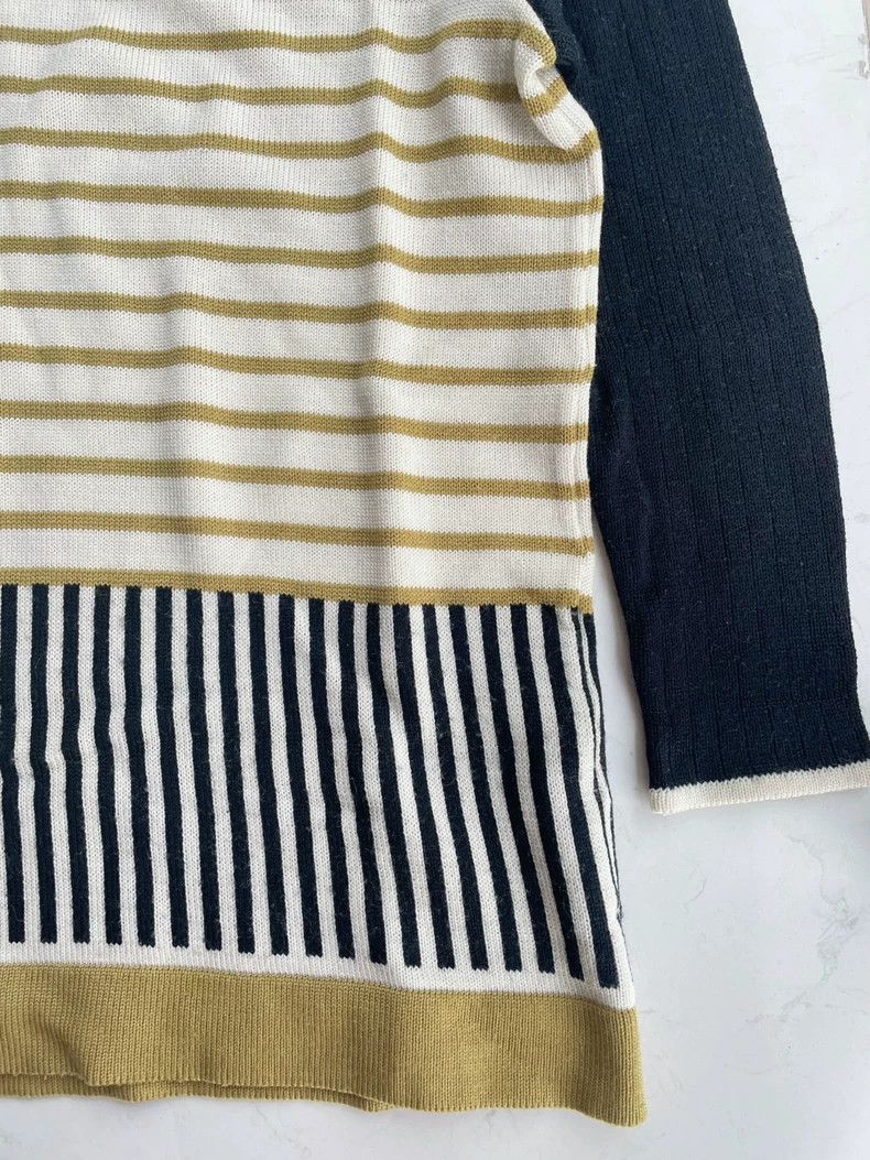 Jean Paul Gaultier Jean Paul Gaultier Mid-length striped sweater 2504-Nextarro Size S / US 4 / IT 40 - 8 Thumbnail