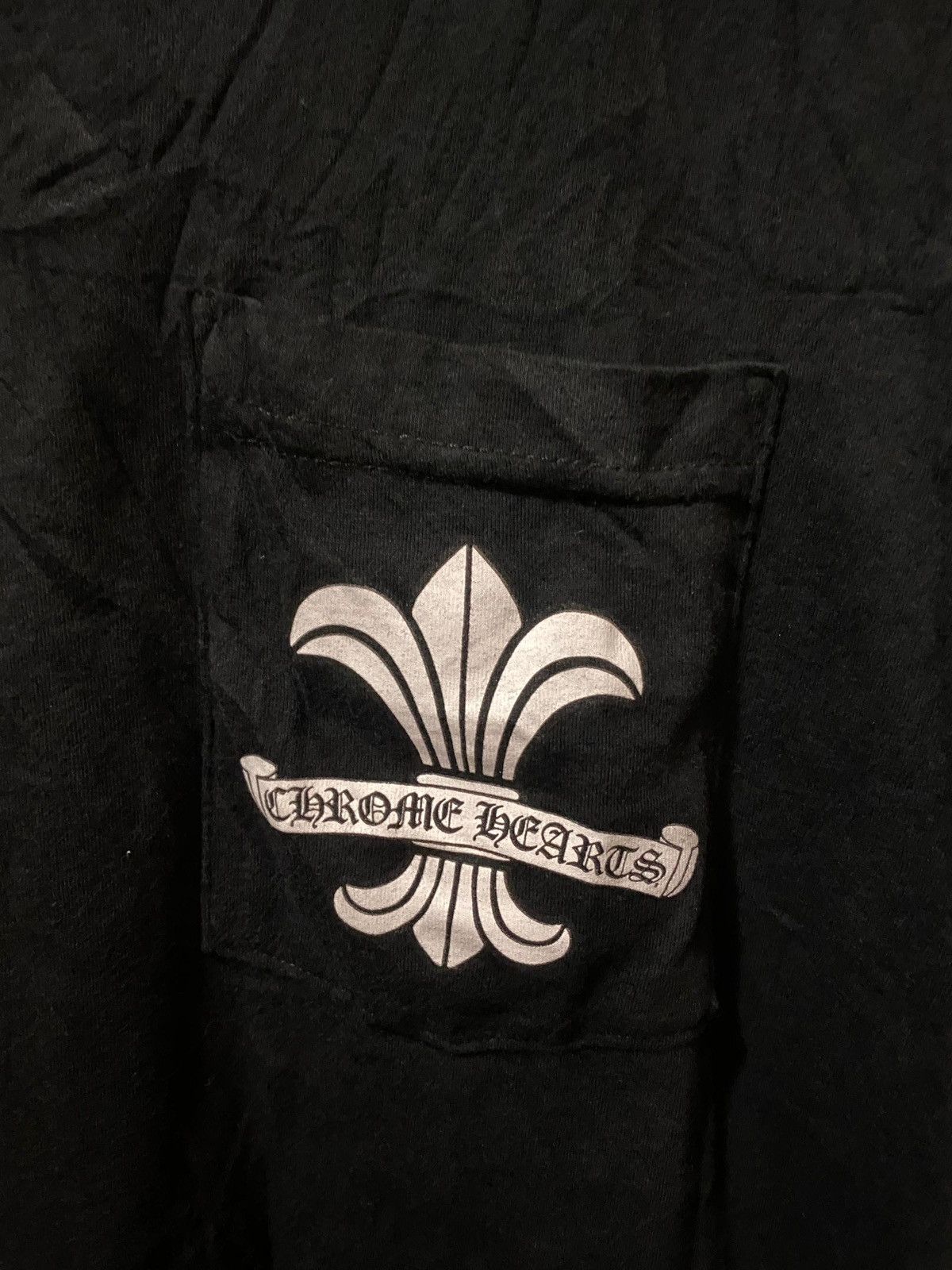 Chrome Hearts Chrome Heart Fleur de Lis Pocket Tee Size US M / EU 48-50 / 2 - 3 Thumbnail
