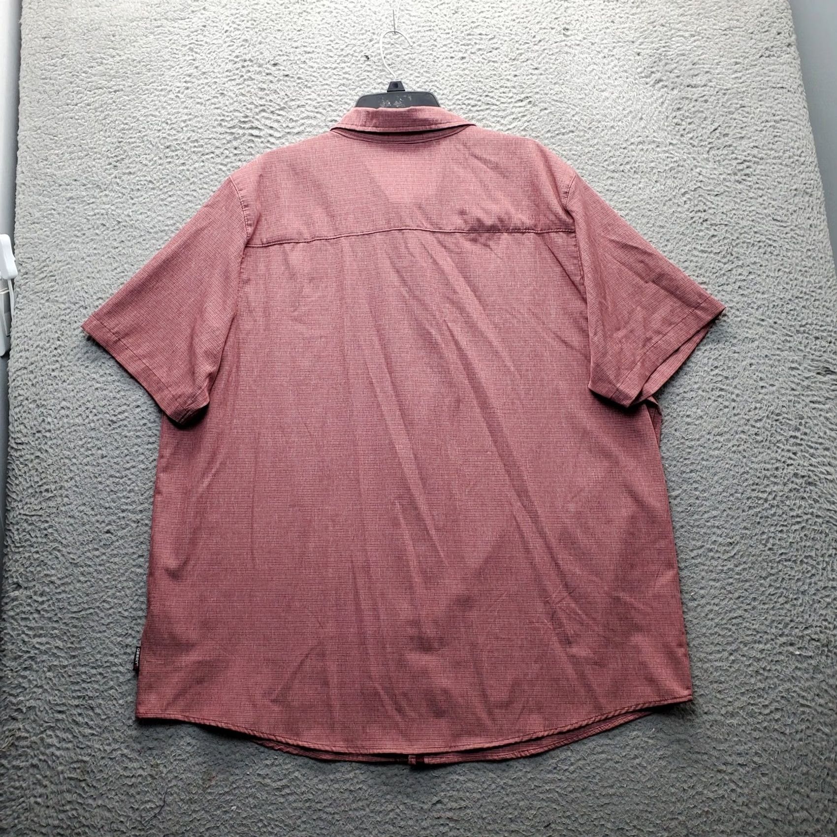 Vintage Gerry Performance Shirt Mens XXL Red Short Sleeve Button Up Pocket Shirt Size US XXL / EU 58 / 5 - 2 Thumbnail