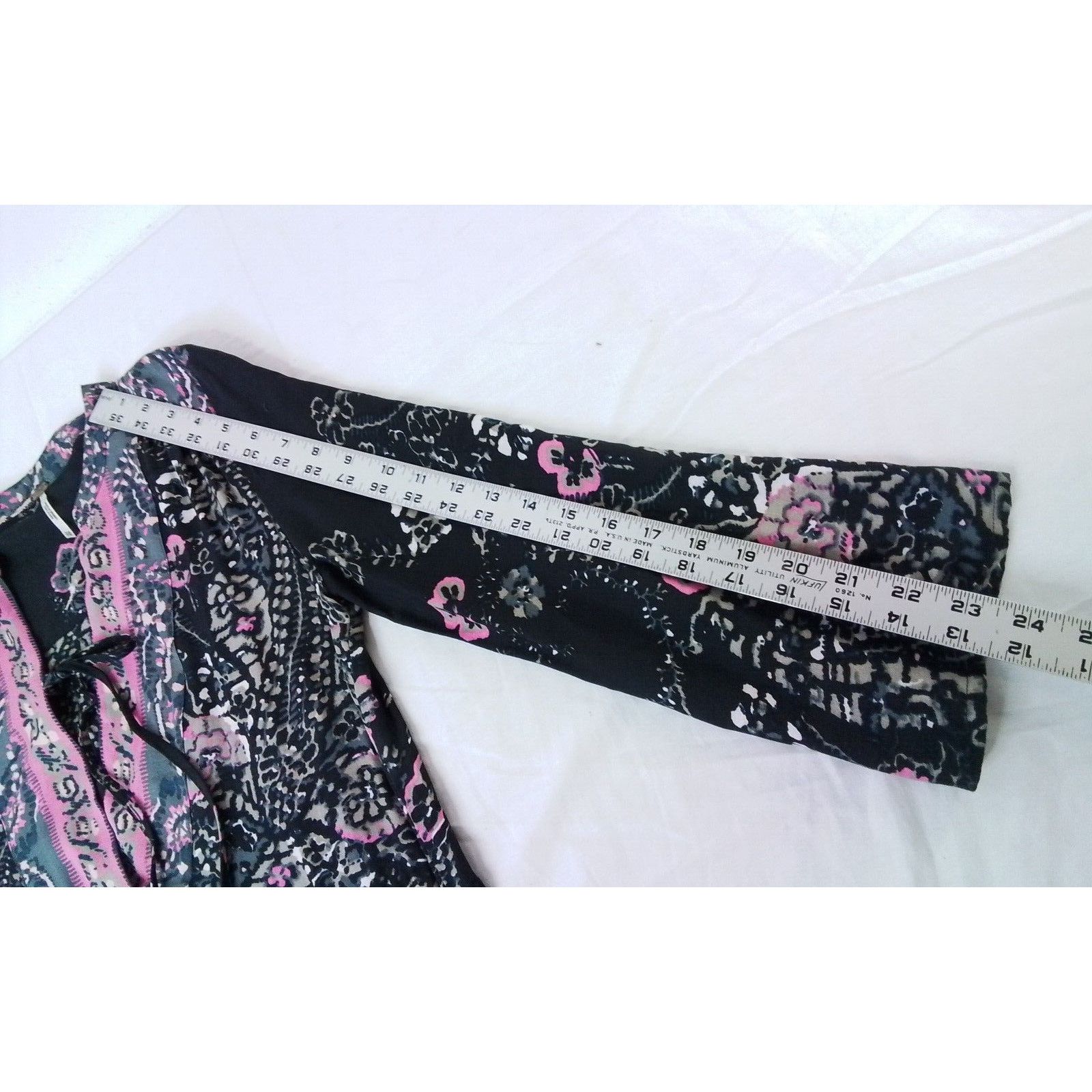Free People Free People Dress Women's XS Long Sleeve Maxi Black Print Size XS / US 0-2 / IT 36-38 - 7 Thumbnail