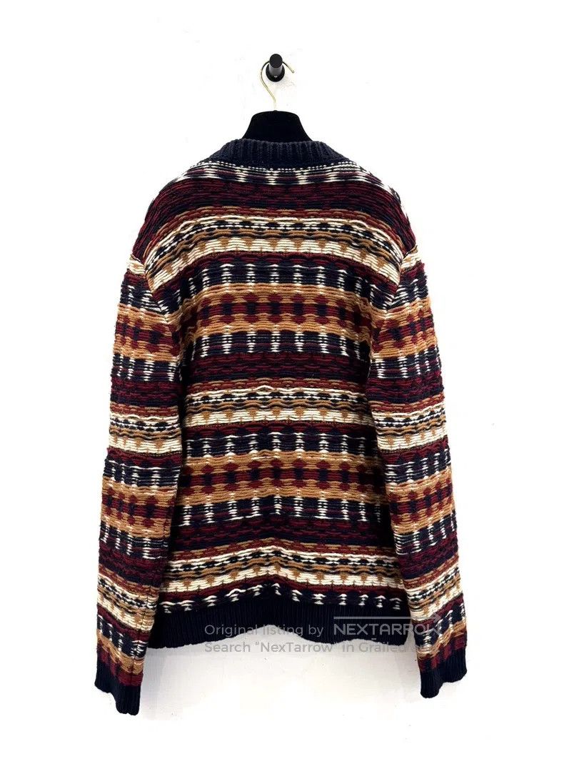 Valentino Valentino Colorful striped logo wool knit sweater Size M / US 6-8 / IT 42-44 - 3 Thumbnail