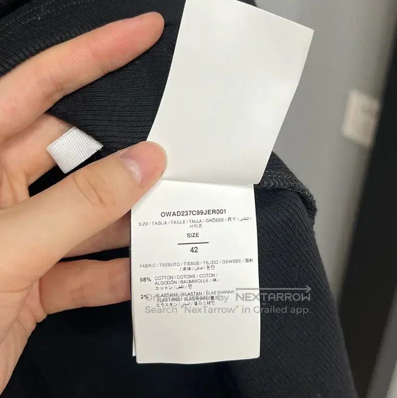 Off-White Off-White Black Cotton Women's Tank Top . Size L / US 10 / IT 46 - 4 Thumbnail