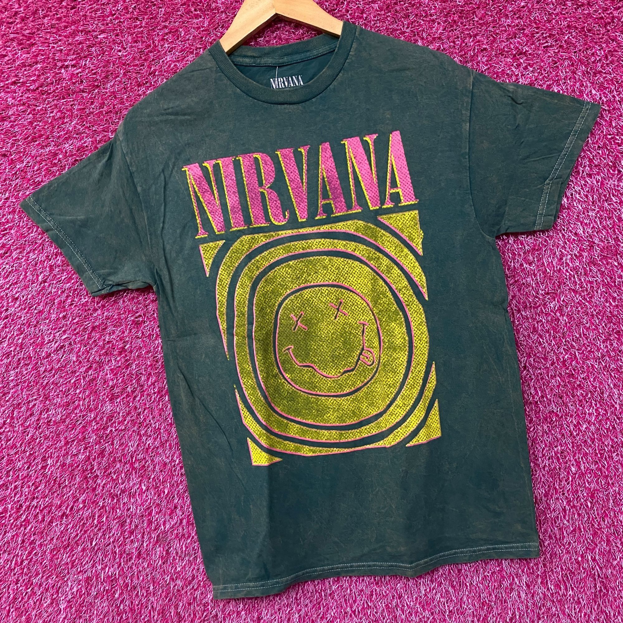 Nirvana Nirvana Nevermind Album Dead Smiley Face Logo T-Shirt Medium Size US M / EU 48-50 / 2 - 3 Thumbnail