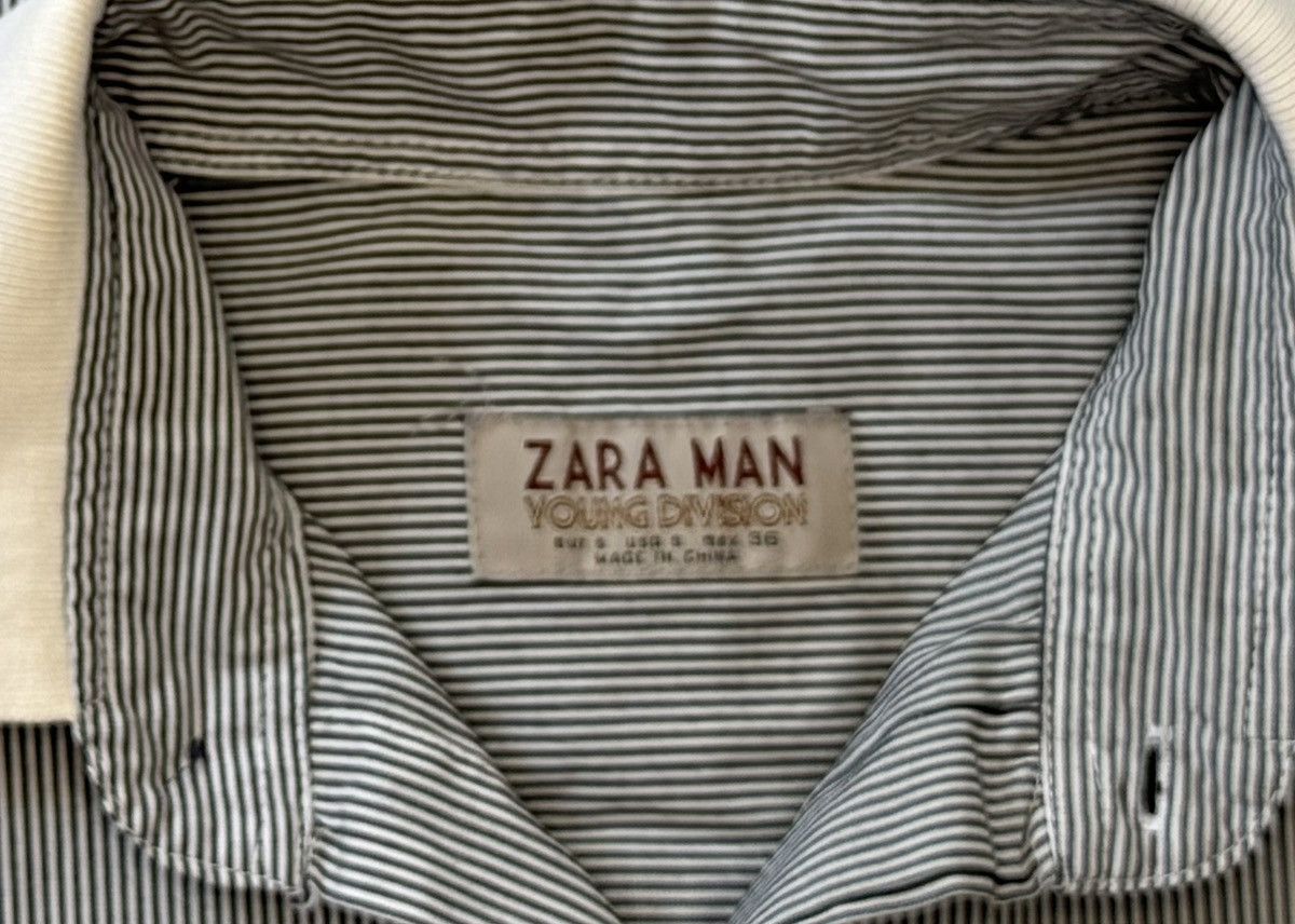 Zara Zara Man Gray Casual Button Down Shirt Short Sleeve Size US S / EU 44-46 / 1 - 3 Thumbnail