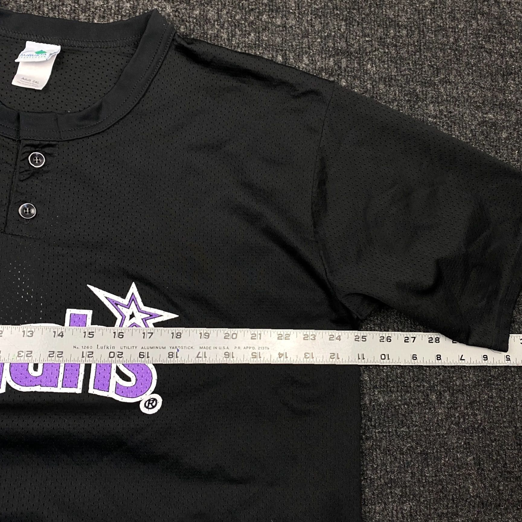 Augusta Sportswear VINTAGE Harrah’s Casino Baseball Jersey Black Purple Augusta Sportswear 2XL Unisex Adults T-Shirt Black Purple 2XL Casino Jersey Mens/Womens Size US XXL / EU 58 / 5 - 5 Thumbnail
