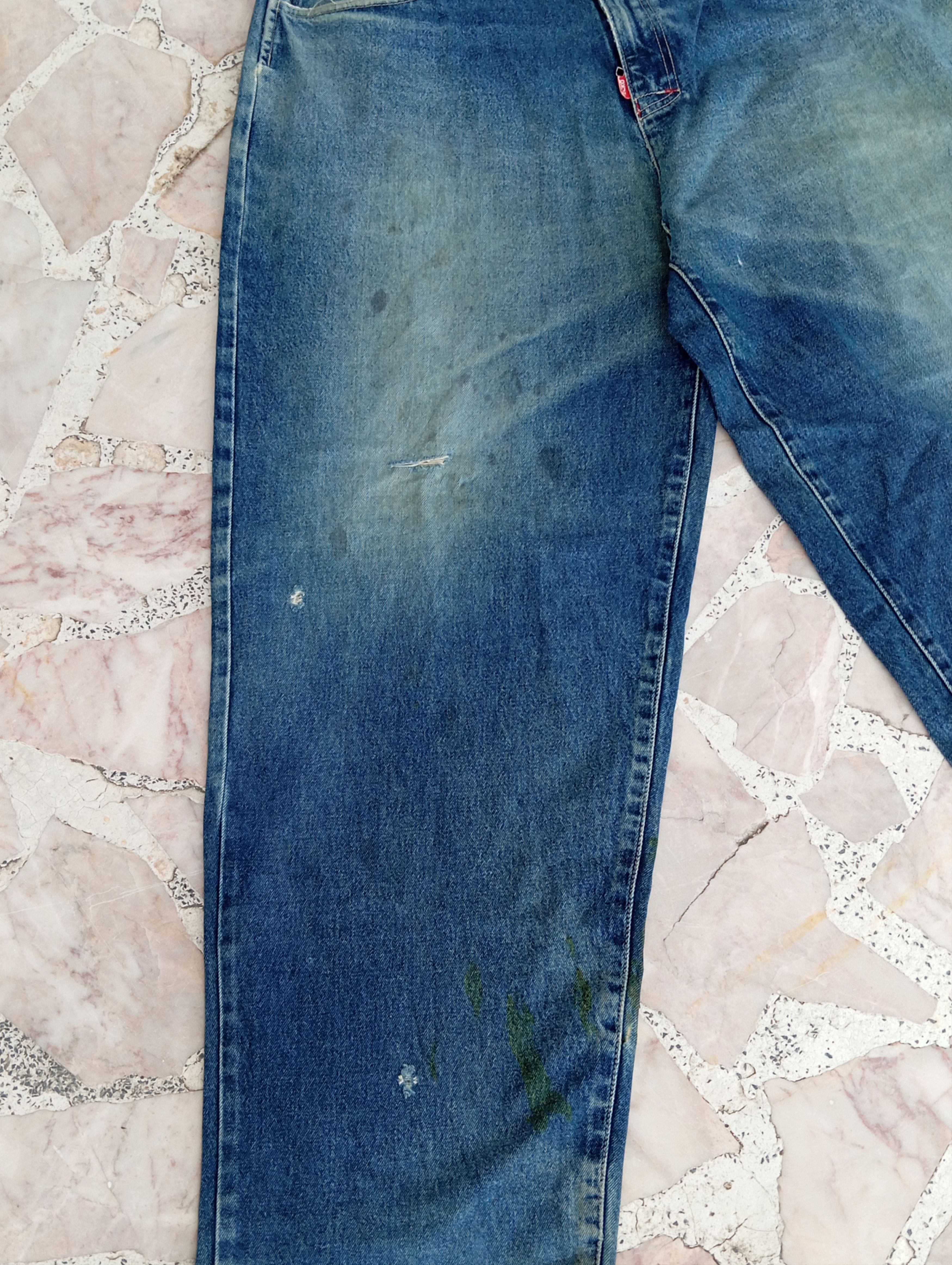 Ecko Unltd. × Japanese Brand Ecko Distresses Denim with stain Size US 38 / EU 54 - 8 Thumbnail