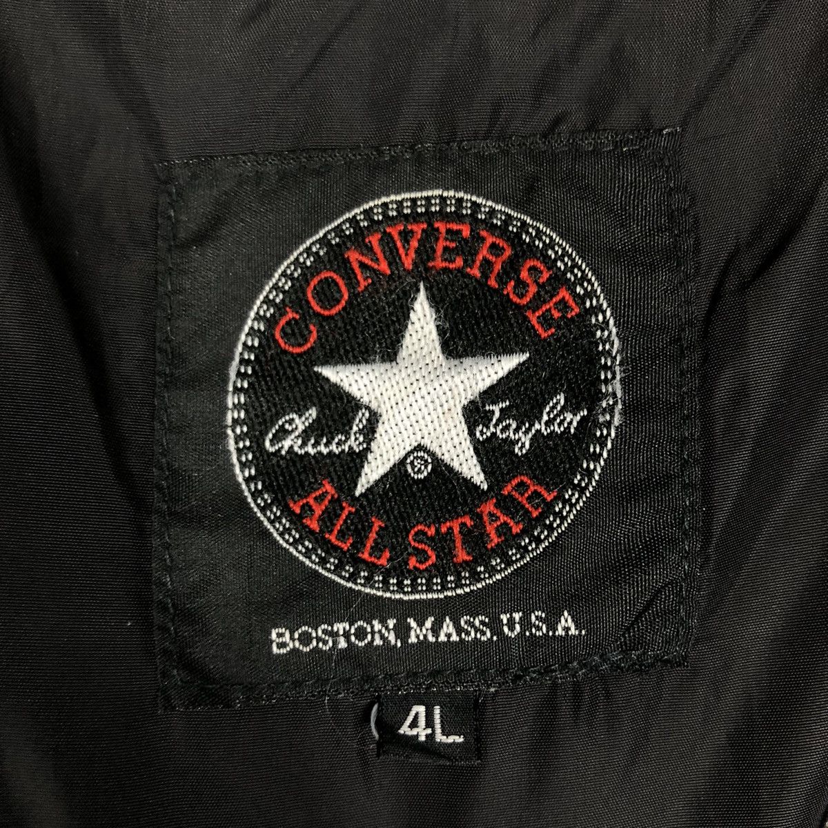 Japanese Brand 📌Vintage Biker Puffer Vest Jacket Converse Big Logo Size US XXL / EU 58 / 5 - 18 Thumbnail