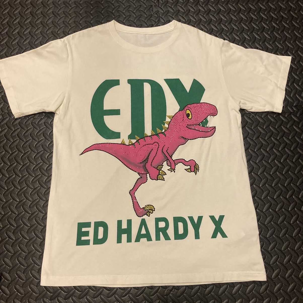 Ed Hardy ED HARDY X Dino Rhinestone T-Shirt Size US XL / EU 56 / 4 - 1 Thumbnail
