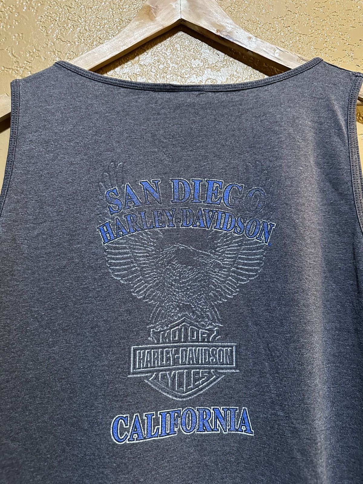 Harley Davidson × Vintage 🦅 Vintage Harley Davidson Eagle Tank Top Shirt XL Y2K Size US XL / EU 56 / 4 - 4 Thumbnail