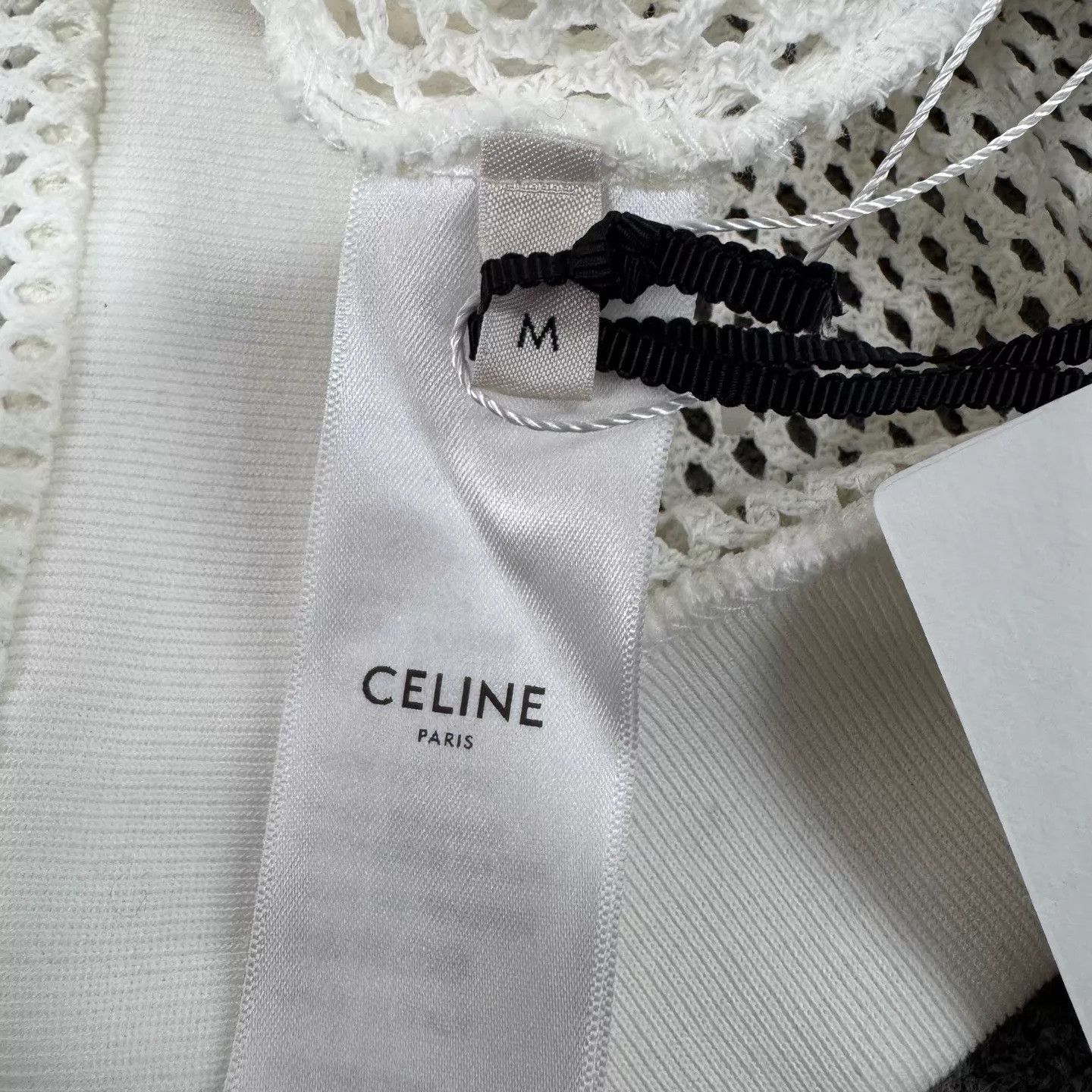 Celine Celine grid cut-out letter logo hoodie M Size M / US 6-8 / IT 42-44 - 8 Thumbnail