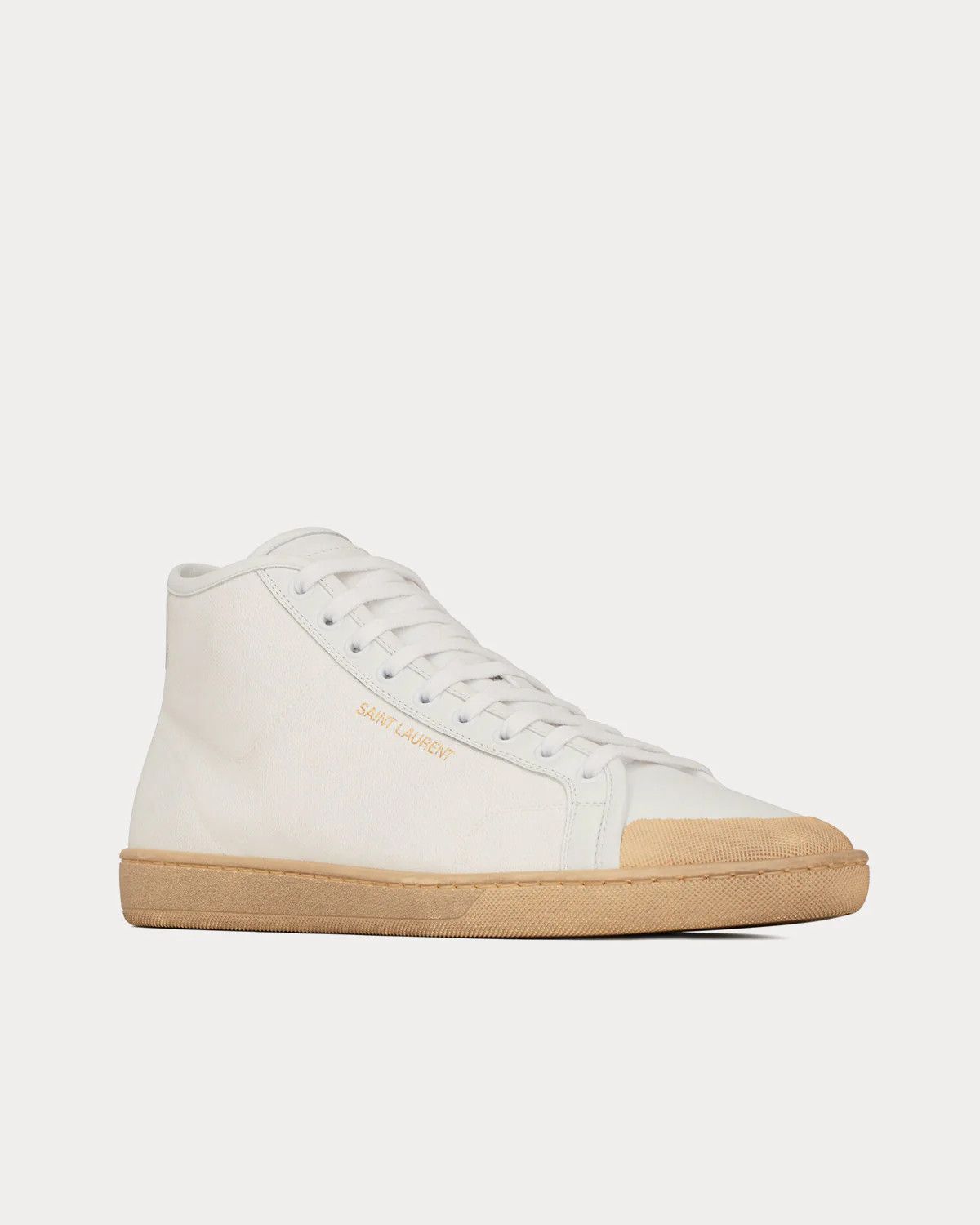 Saint Laurent Paris o1s1wg110425 671526 Court Classic SL/39 Mid-Top Sneakers Size US 10 / IT 40 - 3 Thumbnail