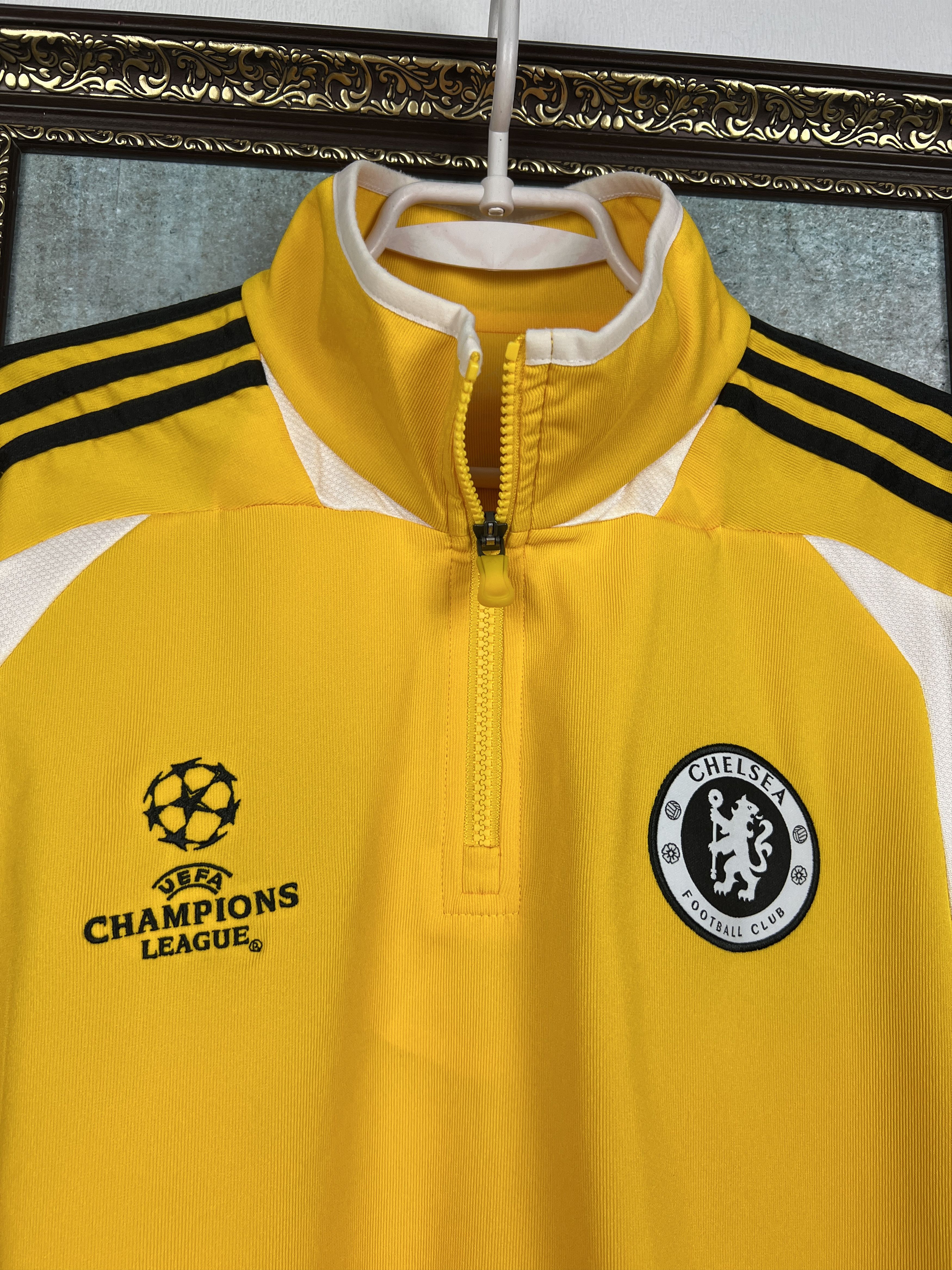 Adidas Vintage Chelsea Football Train Jacket Soccer Track Top Size US XL / EU 56 / 4 - 2 Thumbnail