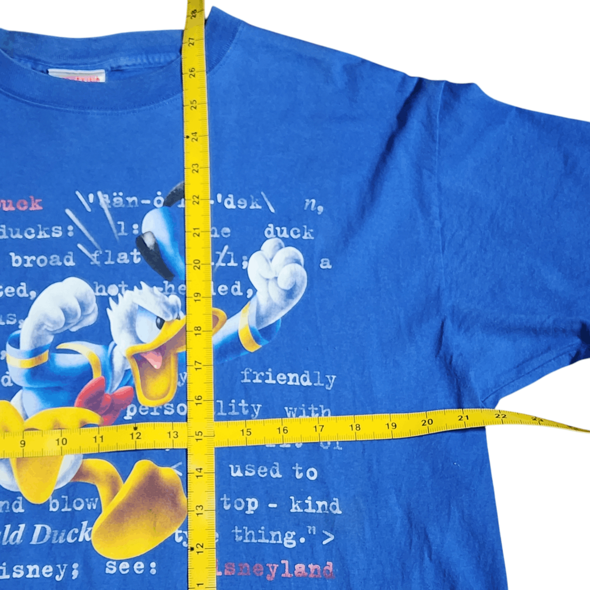 Disney × Mickey Inc × Vintage Vintage 90s Donald Duck Tees Disneyland Mickey Inc Shirts L Size US L / EU 52-54 / 3 - 8 Thumbnail