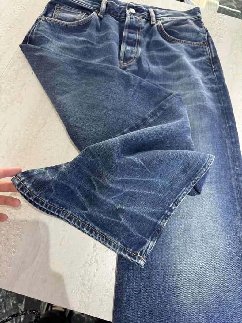 Acne Studios Acne studios Water ripple wide-leg jeans 2502-Nextarrow Size US 30 / EU 46 - 4 Thumbnail