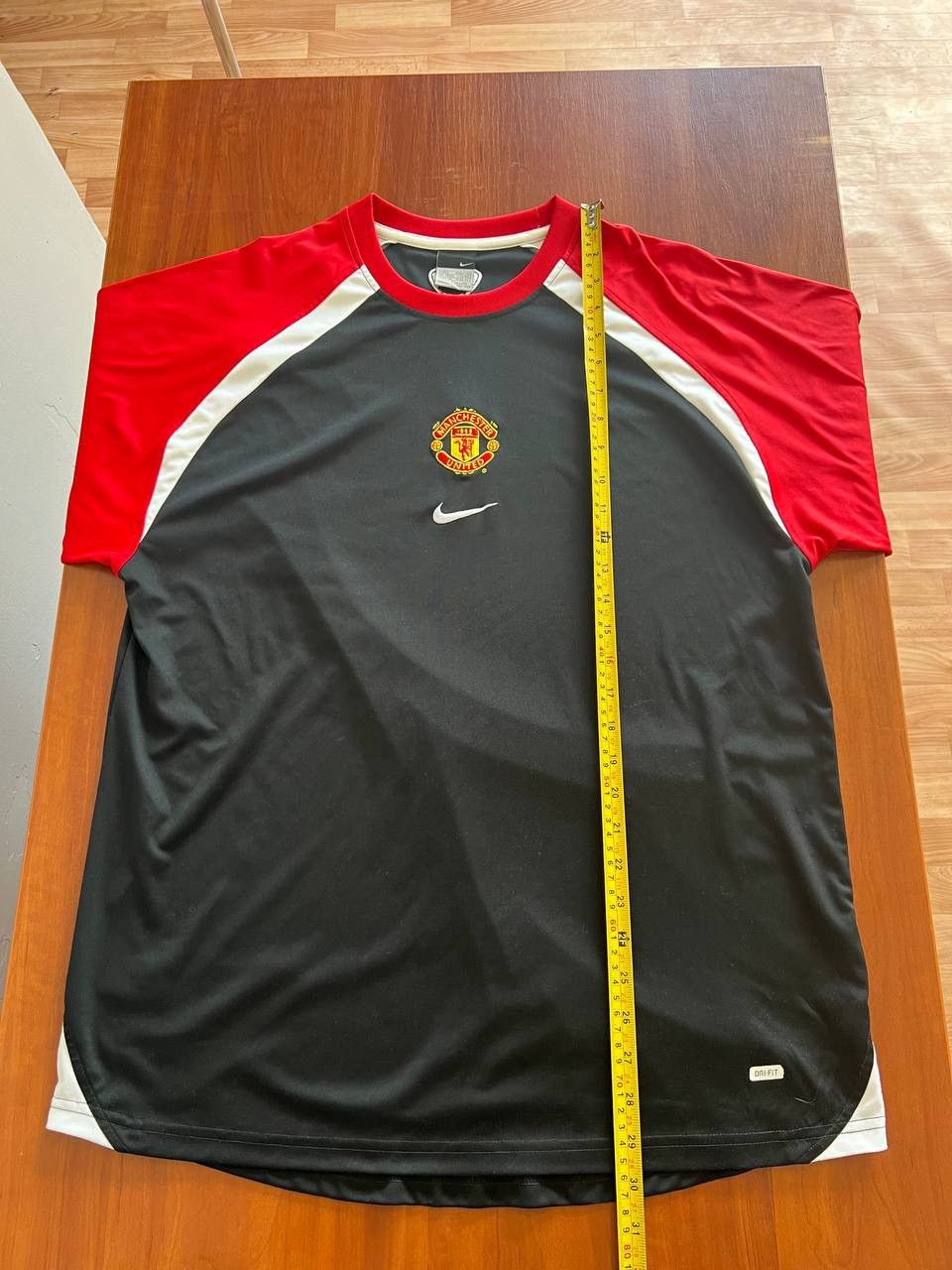 Vintage 2008 MANCHESTER UNITED TRAINING SOCCER JERSEY FOOTBALL SHIRT Size US L / EU 52-54 / 3 - 11 Thumbnail