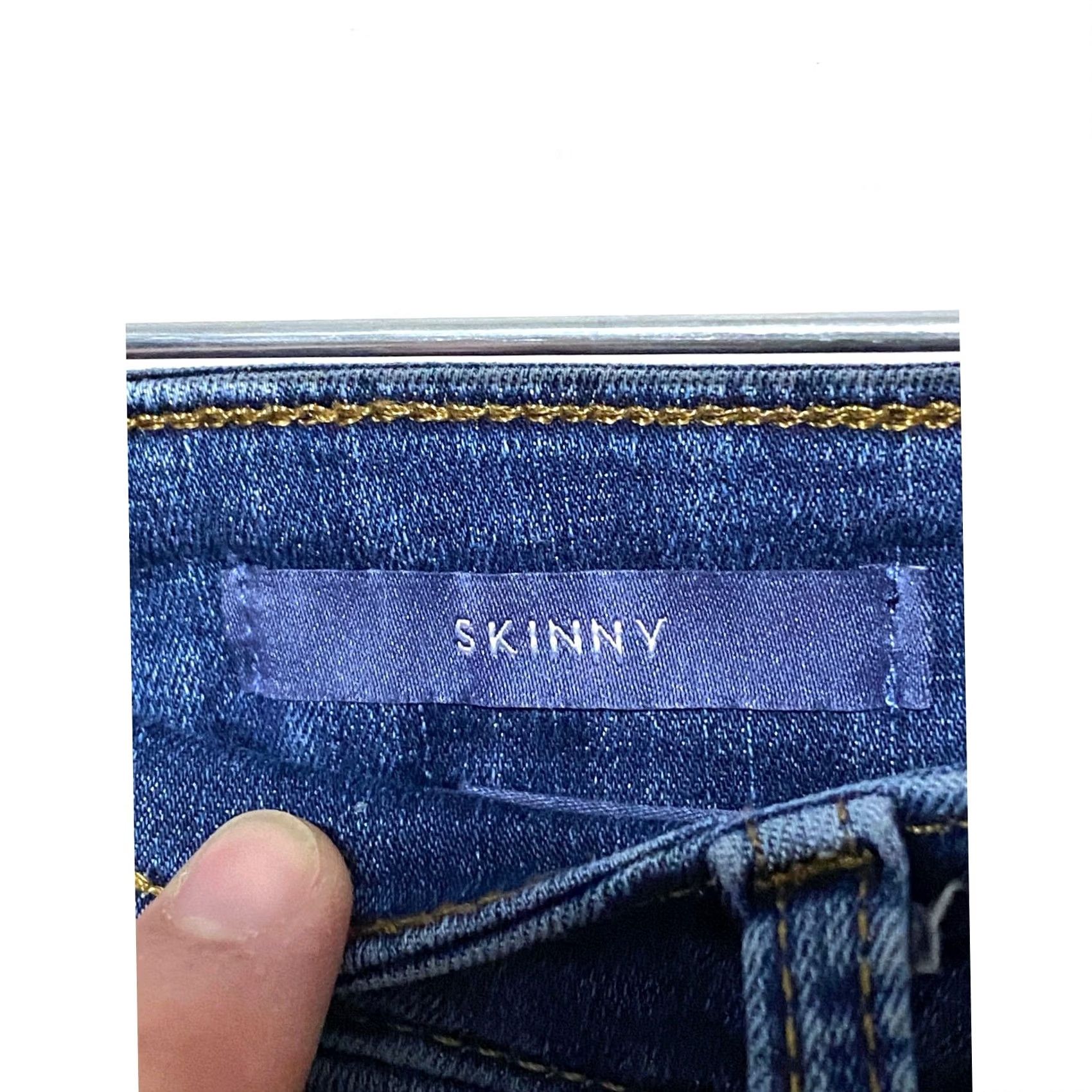 NYDJ VINTAGE NYDJ Skinny Jeans 4 Shaping Lift Tuck Stretch Normcore Preppy Denim Casual Blue Women 4 Regular Dark Stretch Jeans Size 27" / US 4 / IT 40 - 5 Thumbnail