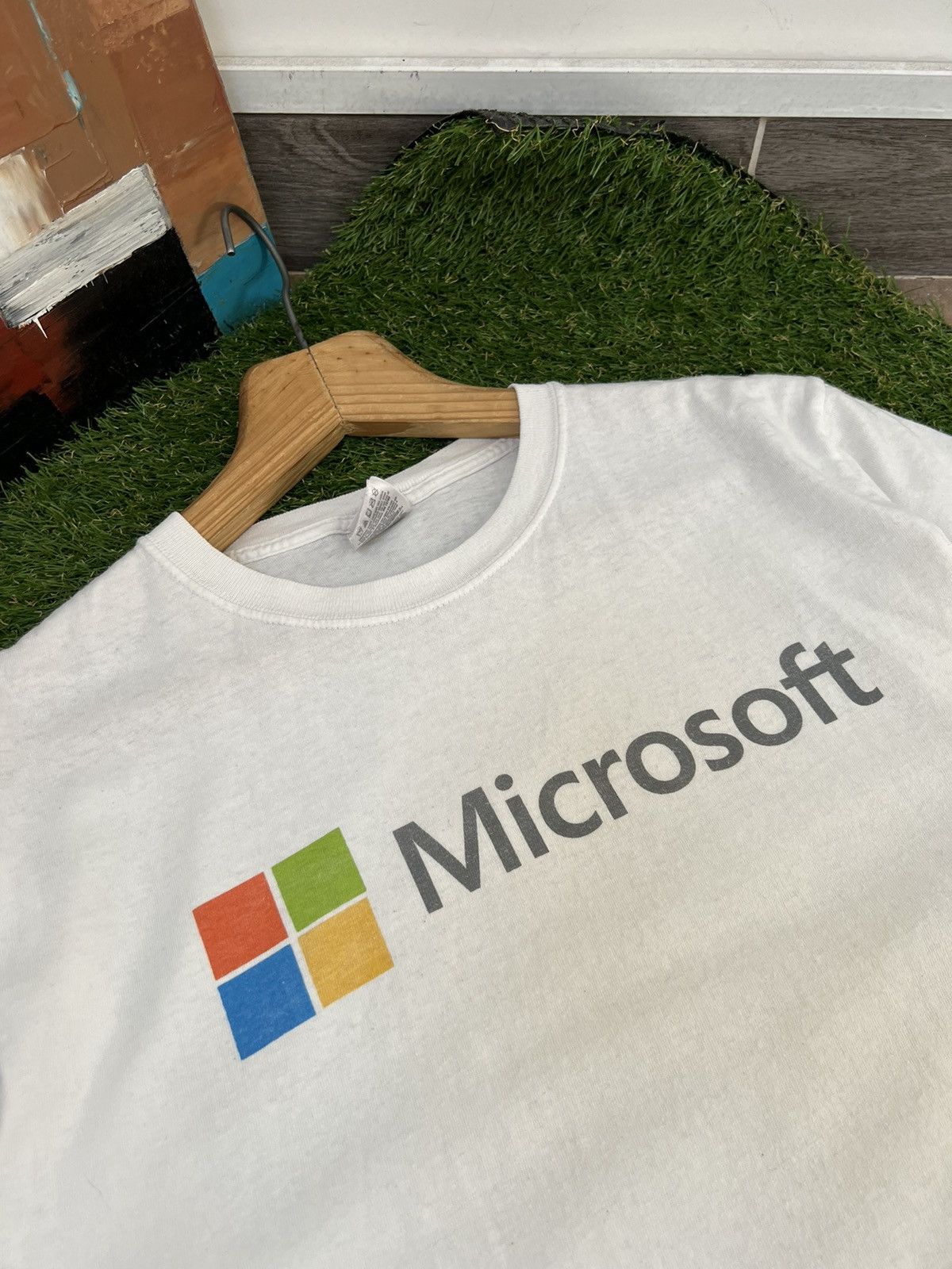 Microsoft Vintage Y2K Microsoft T Shirt Size US M / EU 48-50 / 2 - 3 Thumbnail