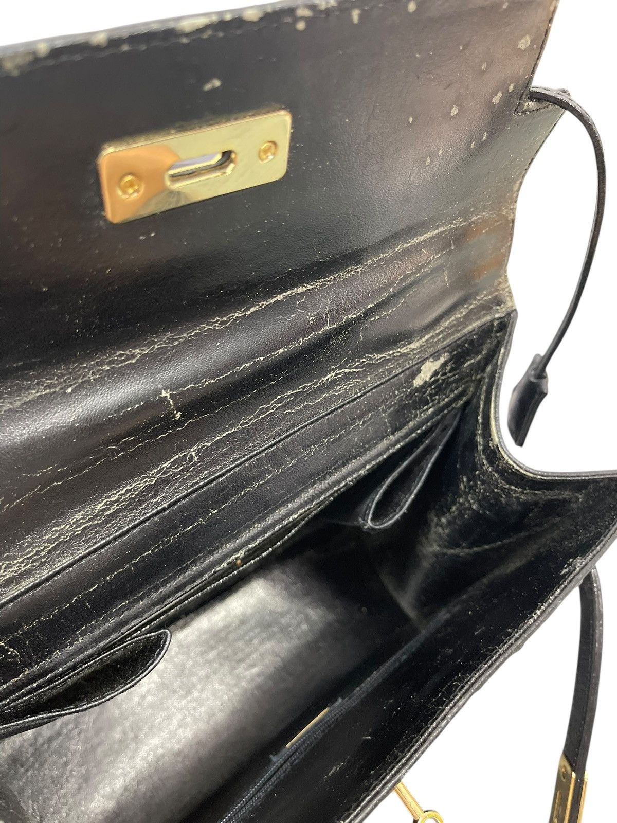 If Six Was Nine Kelly Bag Vtg Des Rossa Ostritch Leather Hermes margiela Size ONE SIZE - 20 Thumbnail