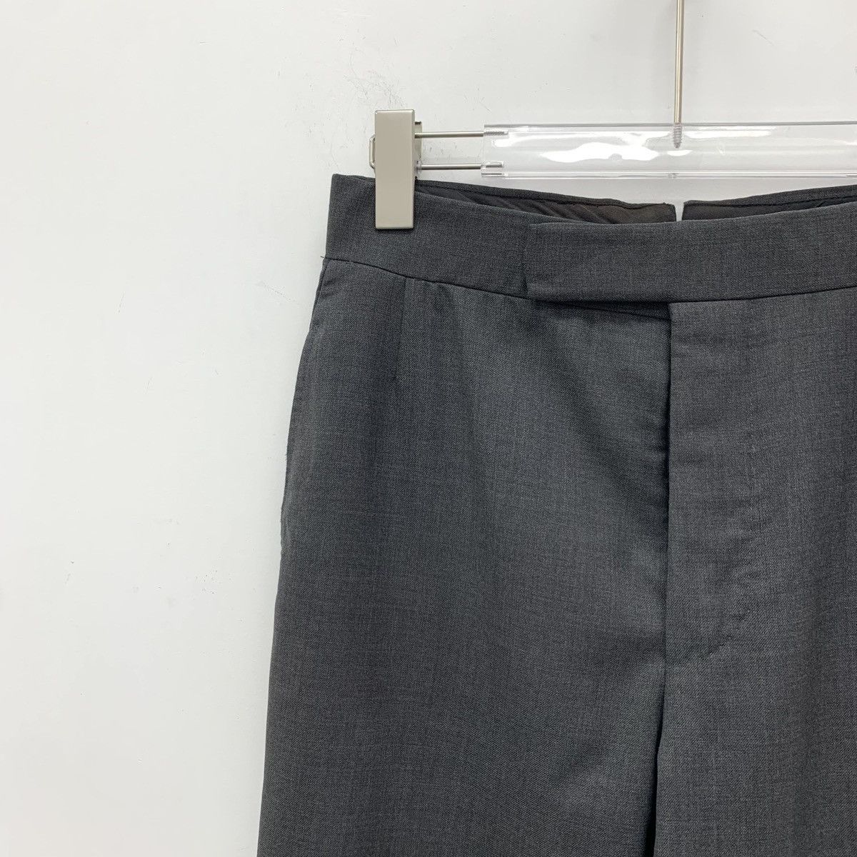 Thom Browne THOM BROWNE Dark Grey Wool Casual Suit Trousers K26WX Size US 32 / EU 48 - 3 Thumbnail