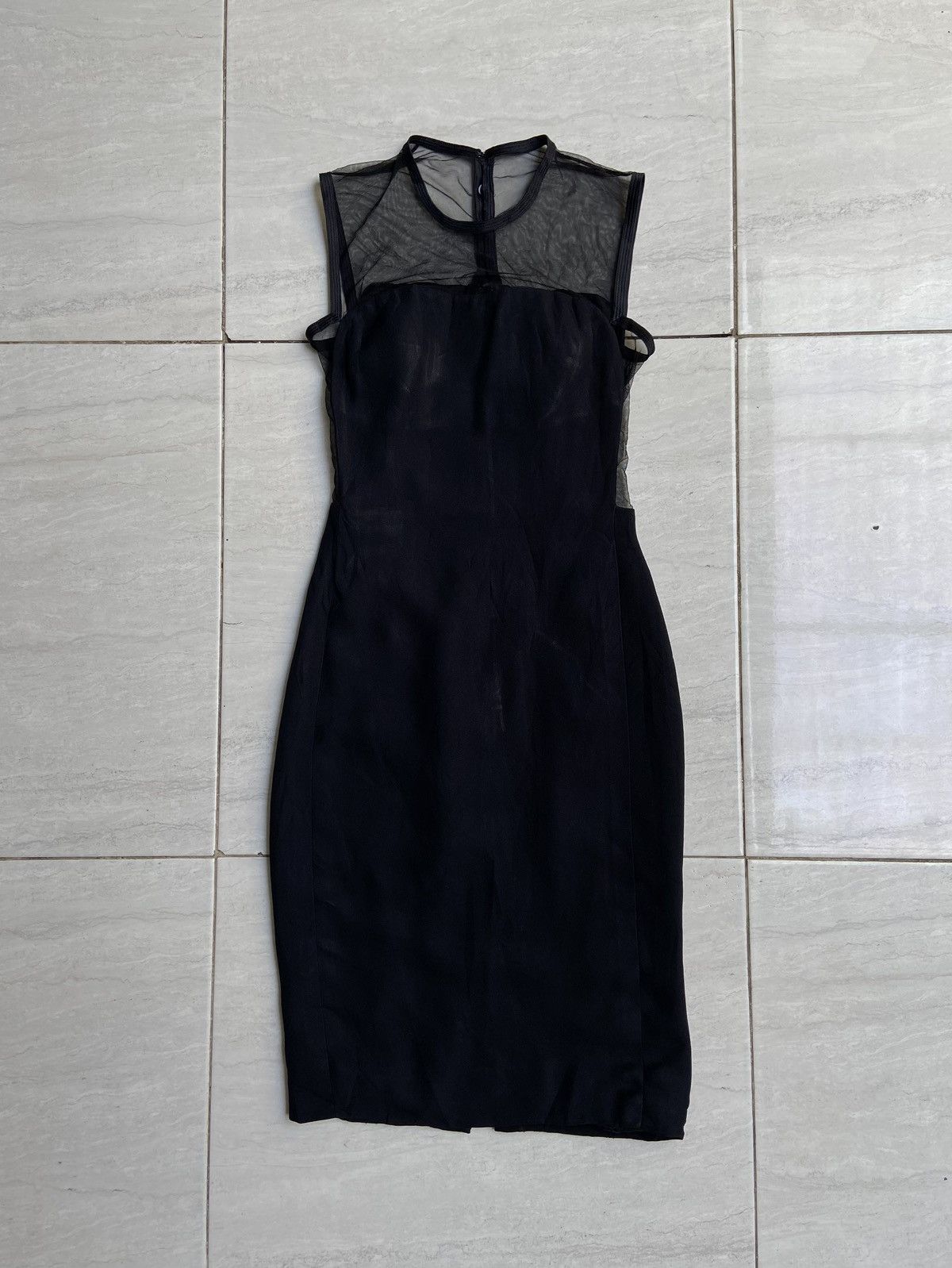 Image of Gianni Versace Black Midi Dress, Women's (Size XS)