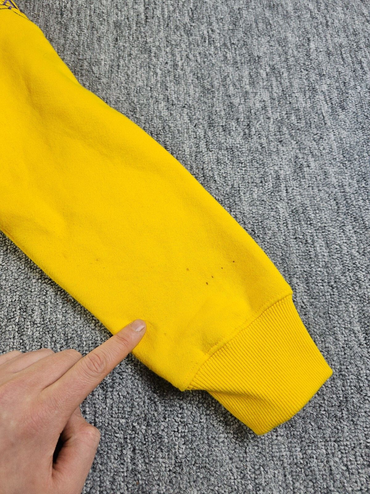 NBA NBA Lakers Hoodie by Josh Denzel Oversized Yellow M Size US M / EU 48-50 / 2 - 5 Thumbnail