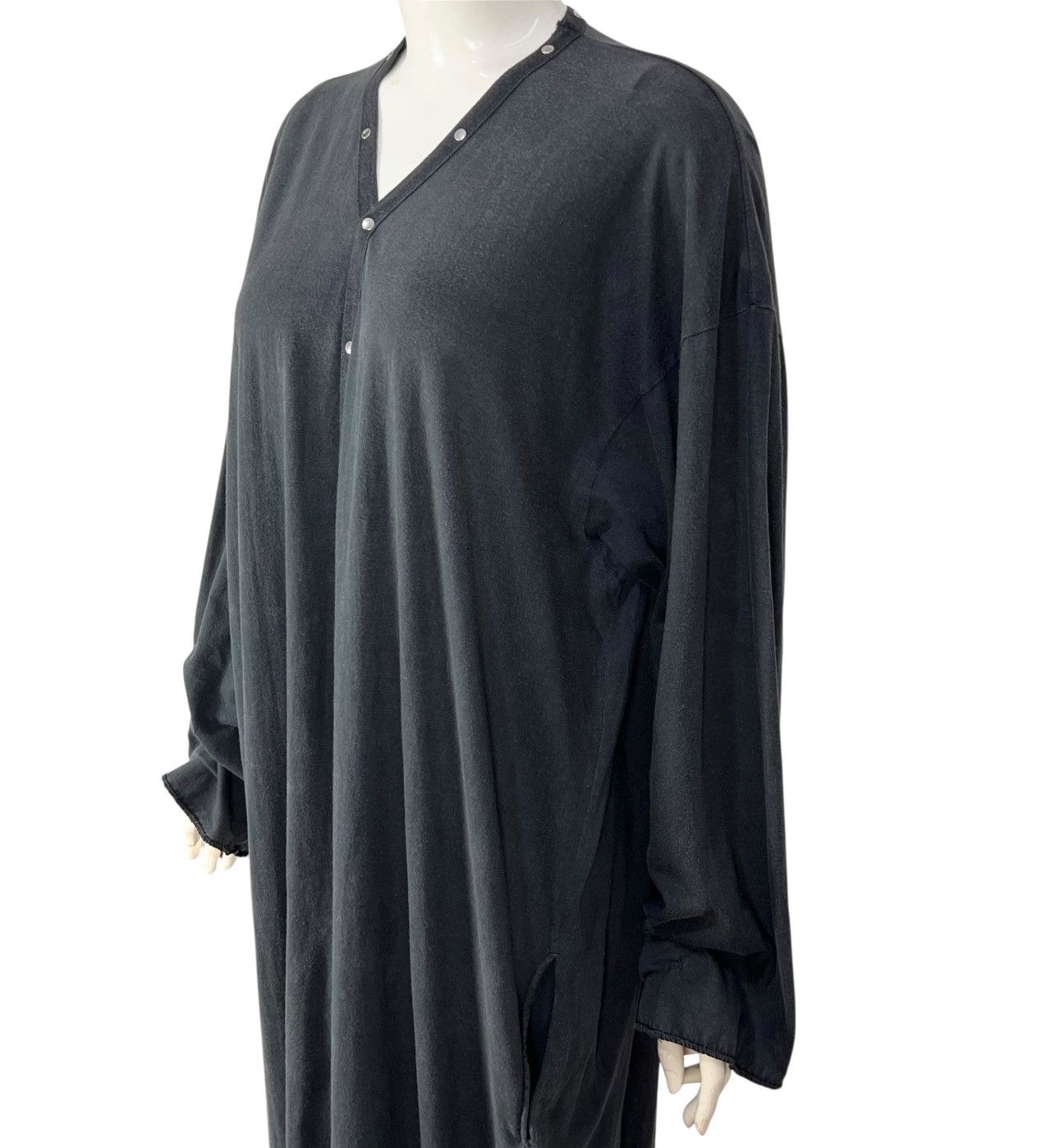 Yohji Yamamoto Vintage 80s Yohji Yamamoto Super Blue Dress Size L / US 10 / IT 46 - 18 Thumbnail