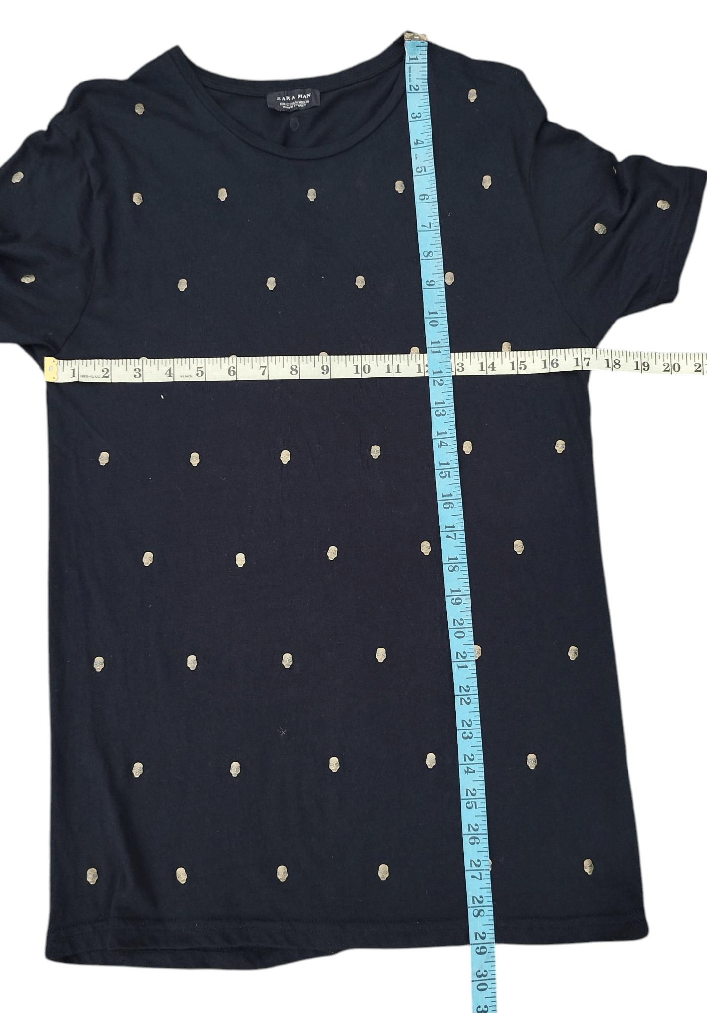 Zara Zara man skull t-shirt Size US S / EU 44-46 / 1 - 6 Thumbnail