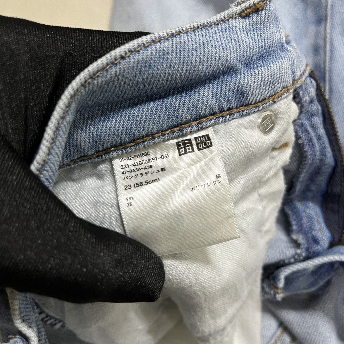 Uniqlo × Vintage Uniqlo Regular Straight Jeans Size 27" / US 4 / IT 40 - 8 Thumbnail