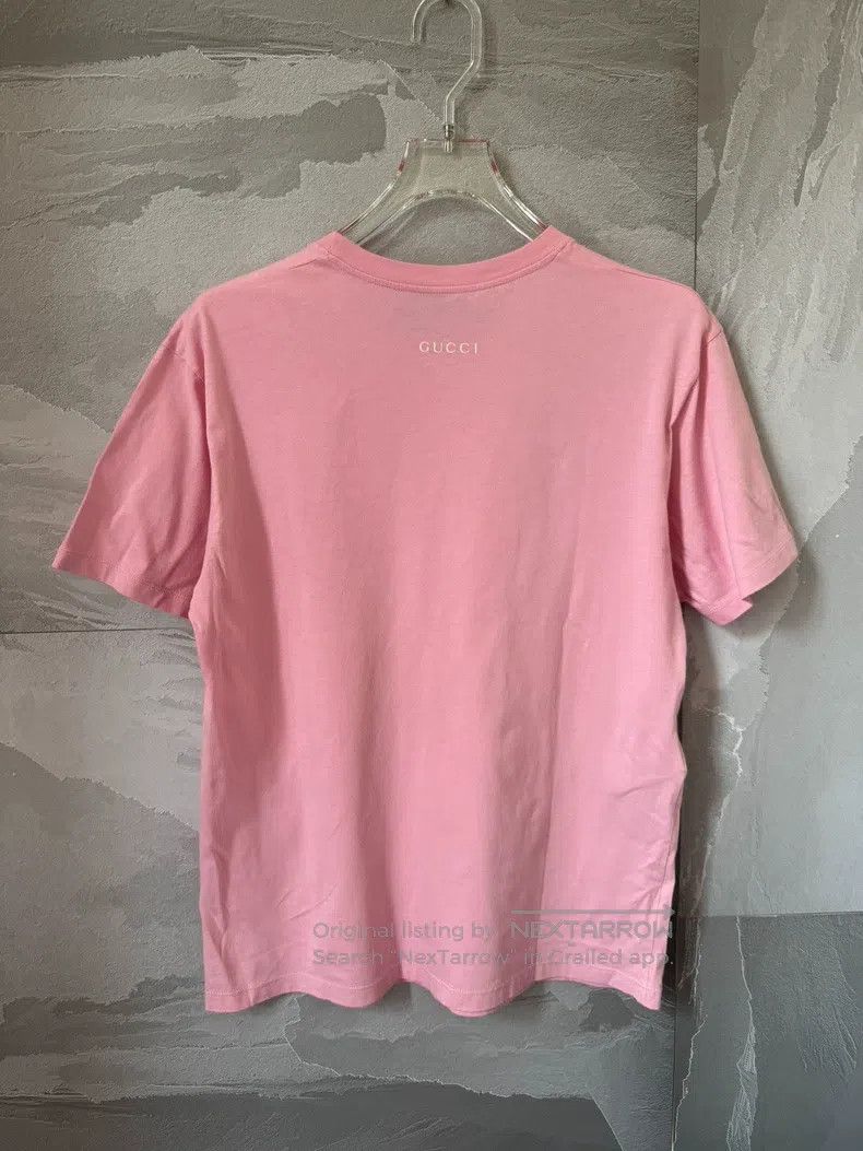 Gucci Gucci Pink round-neck floral short sleeves Size S / US 4 / IT 40 - 4 Thumbnail