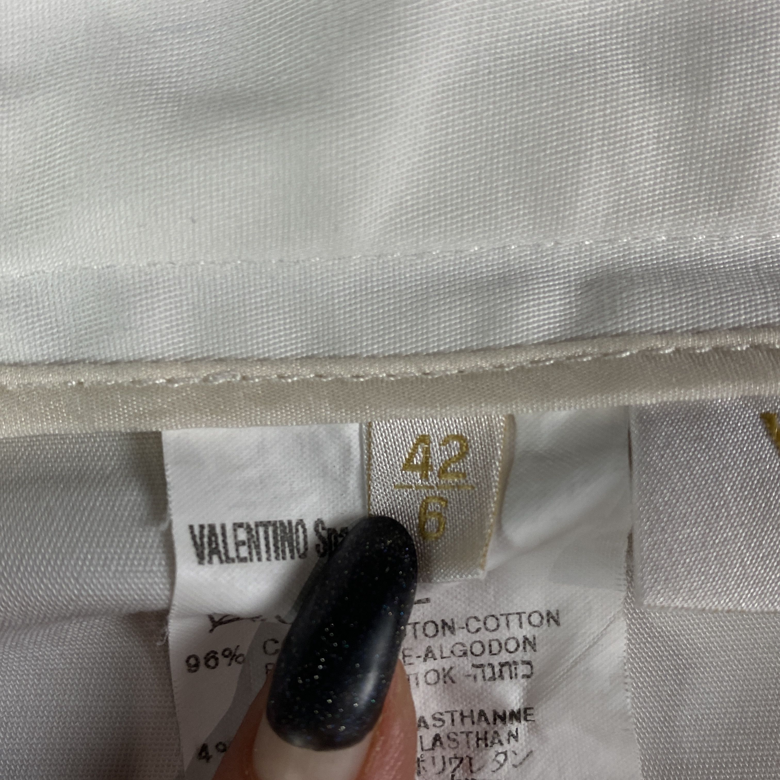 Valentino Womens Skirt Valentino Size 42/6 Size 42" / US 20 - 6 Thumbnail