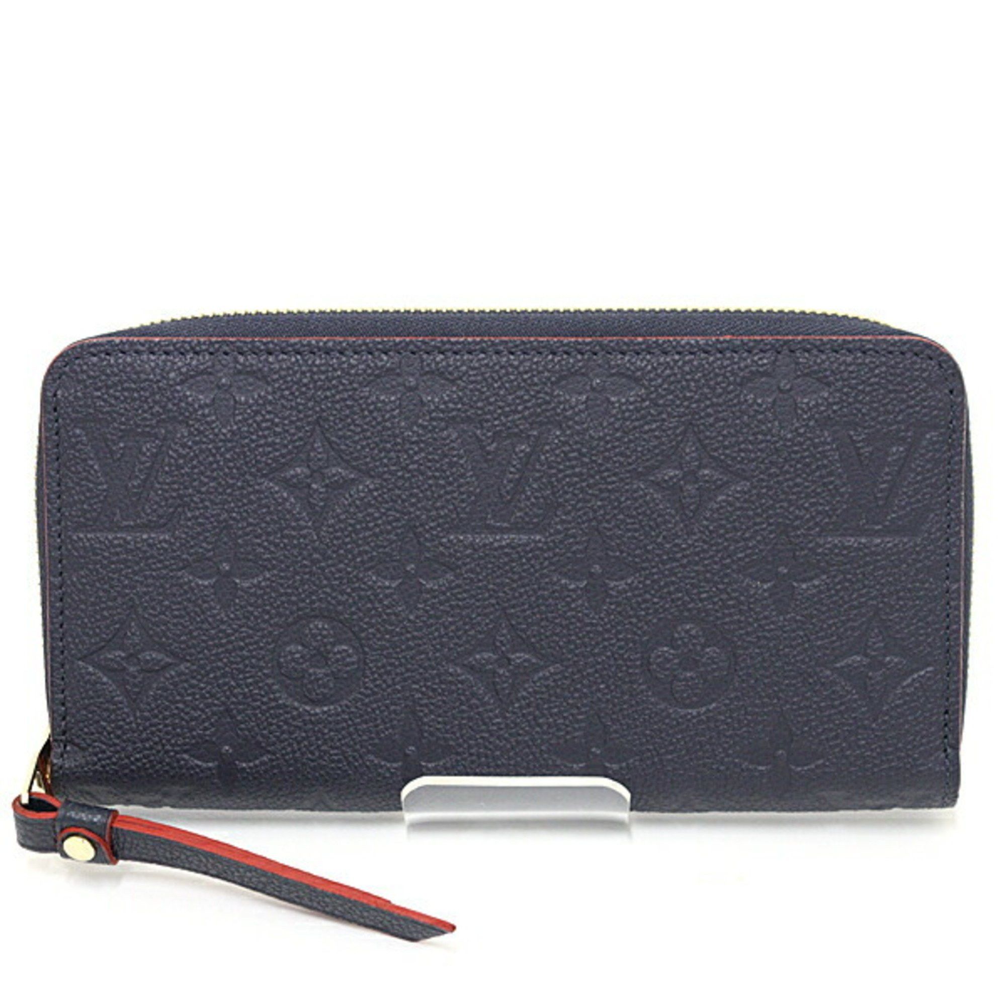 Louis Vuitton Louis Vuitton Zippy Wallet Monogram Empreinte Marine Rouge M62121 Long LV Size ONE SIZE - 1 Thumbnail