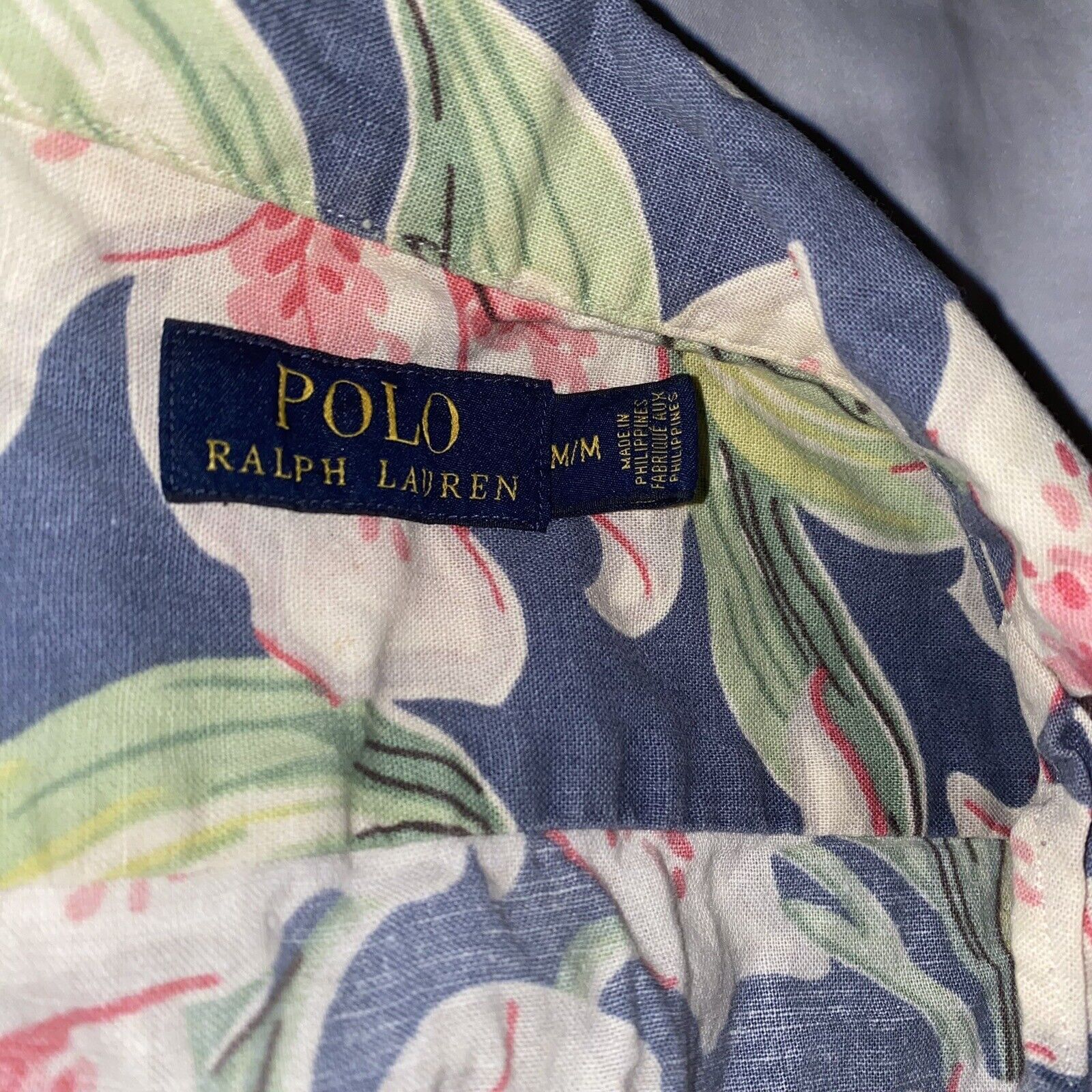 Polo Ralph Lauren Polo Ralph Lauren Floral Linen Blend Shirt Men Size Medium Size US M / EU 48-50 / 2 - 3 Thumbnail