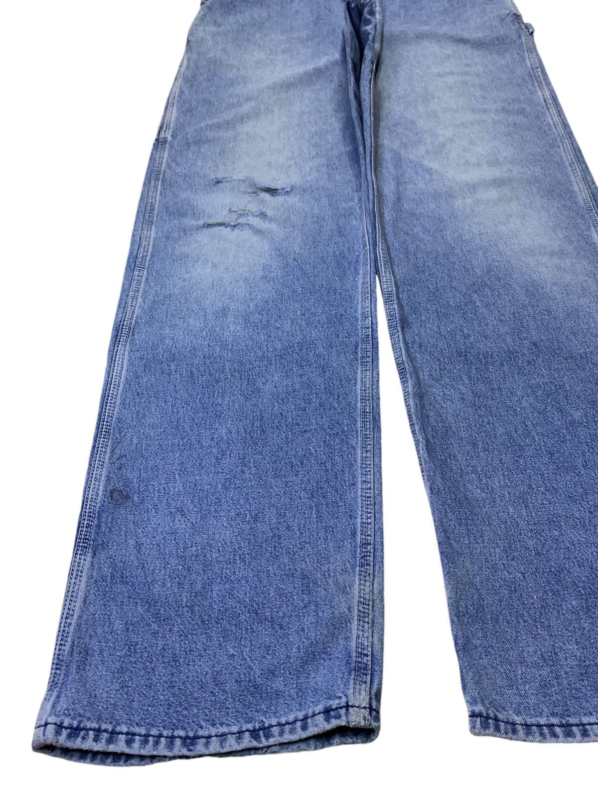 Oshkosh SALES🔥 Oshkosh Blue Wash Distress Baggy Carpenter Jeans Size US 30 / EU 46 - 6 Thumbnail