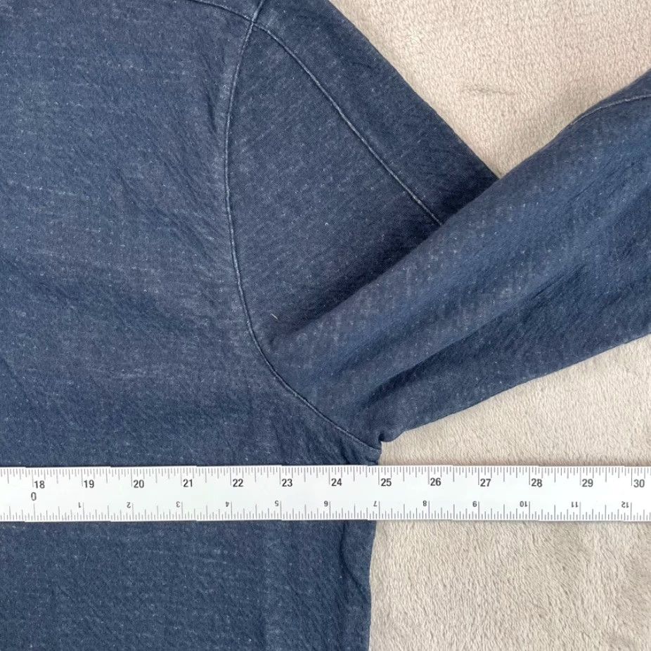 John Varvatos John Varvatos Collection Four Button Henley Shirt in Blue Wash Men 2XL NWOT Gift Size US XXL / EU 58 / 5 - 5 Thumbnail