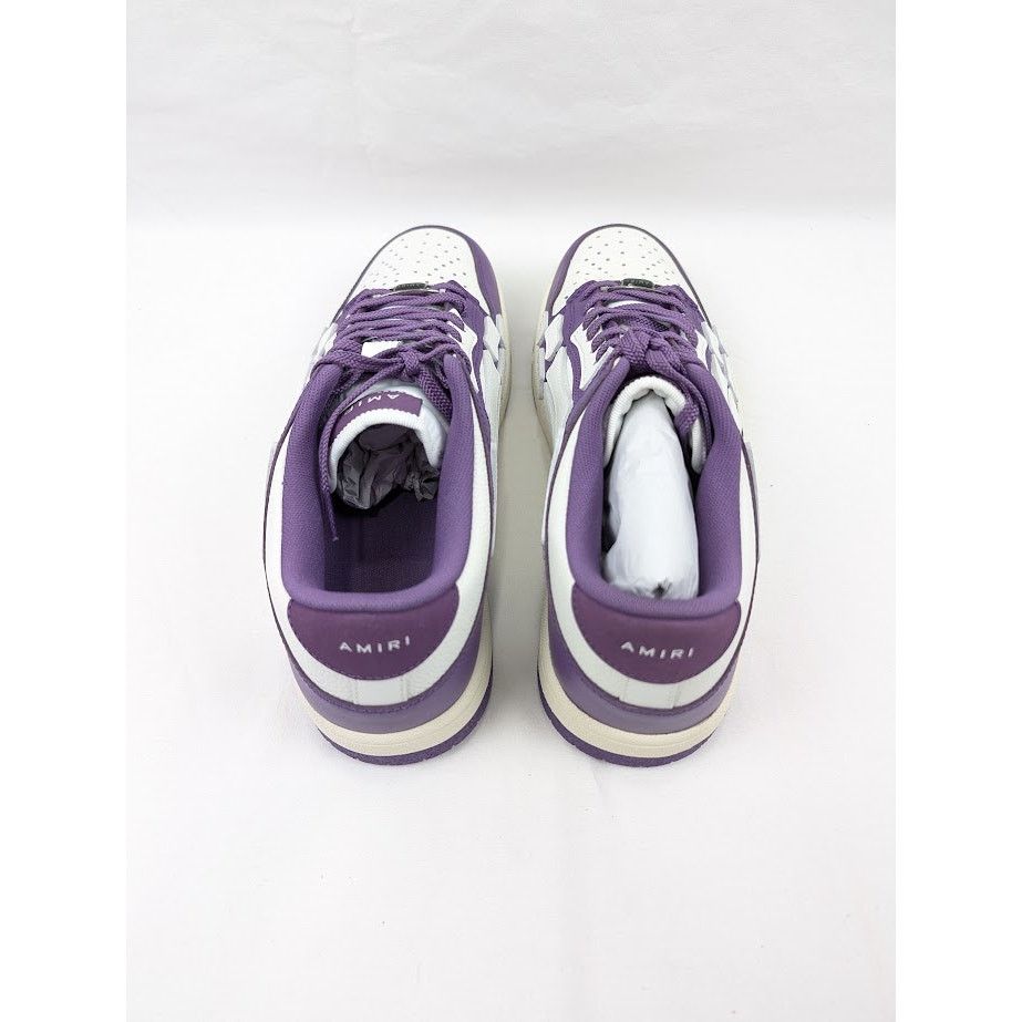 Amiri o1rshd1 Skeleton Low-Top Sneakers in Purple/White Size US 12 / EU 45 - 19 Thumbnail