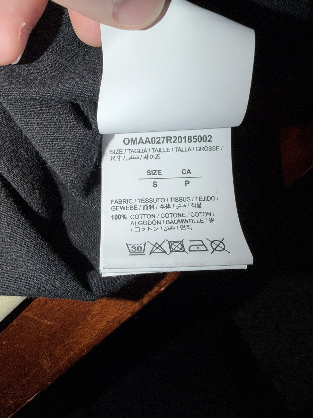 Off-White Off-White Black T-Shirt Size Small Size US S / EU 44-46 / 1 - 5 Thumbnail