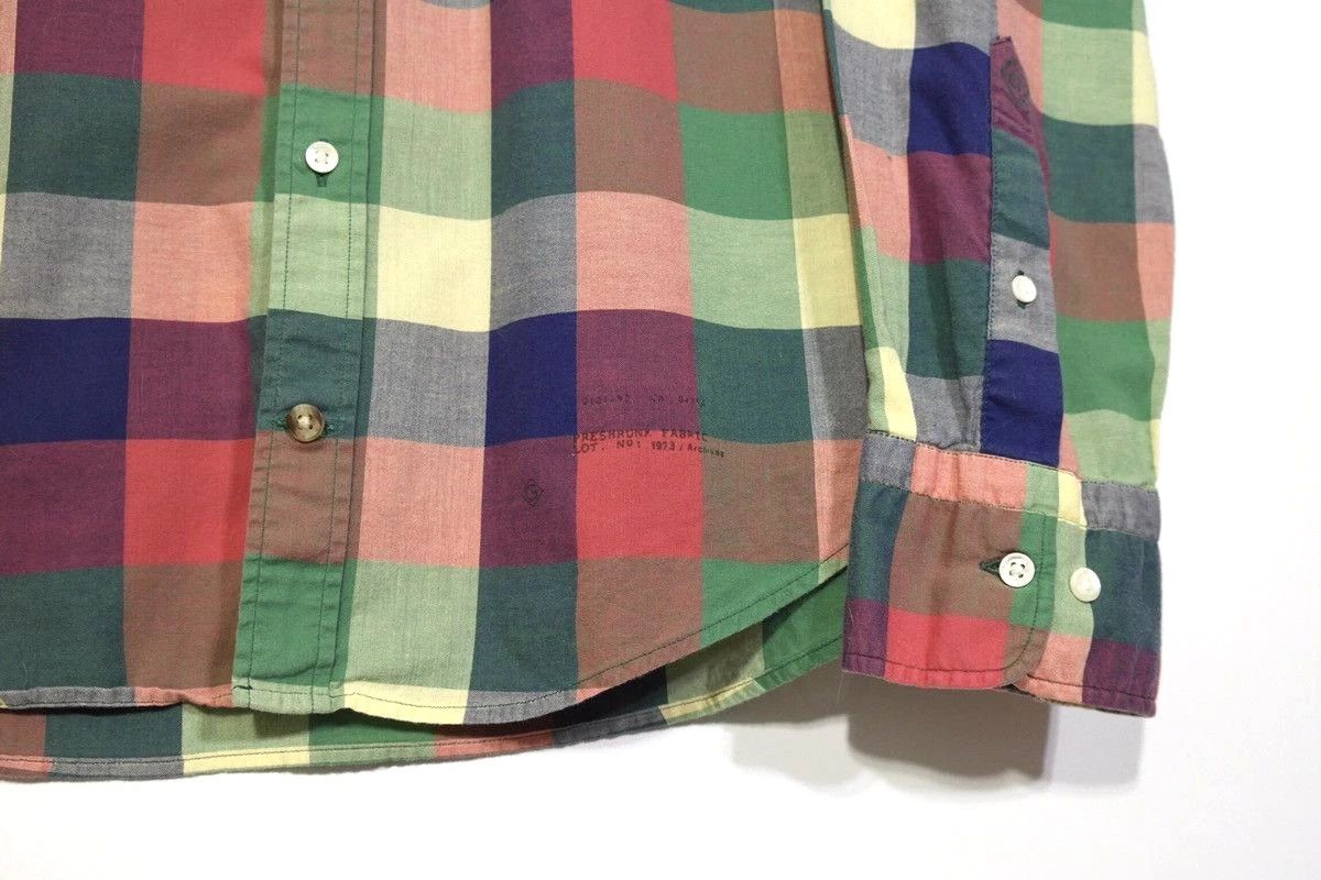 Gant Rugger Gant Rugger Multi Check Button Down Shirt Men's Size XL Size US XL / EU 56 / 4 - 4 Thumbnail