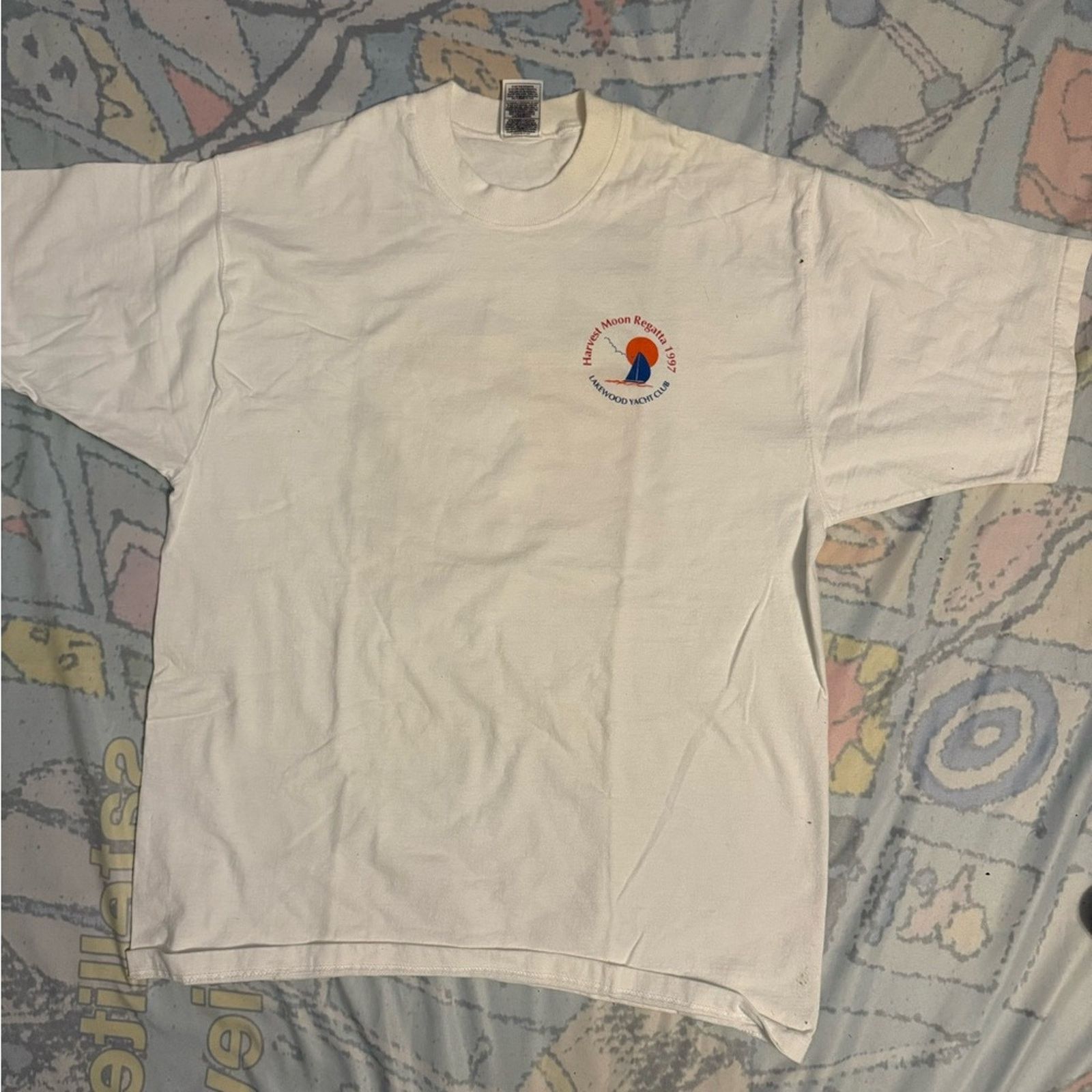 Fruit Of The Loom Fruit of the Loom White Short Sleeve Tee Size US L / EU 52-54 / 3 - 1 Thumbnail