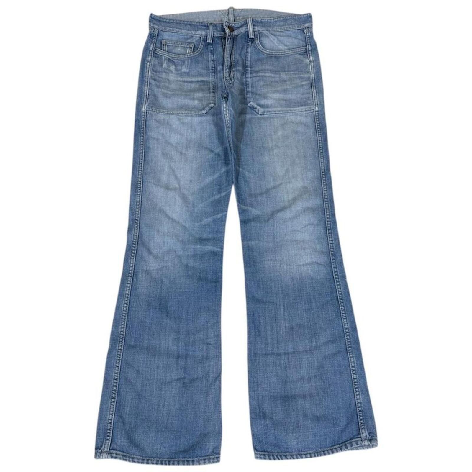 True Religion Vintage style Melting pot double shade bootcut style denim Size 32" / US 10 / IT 46 - 1 Thumbnail