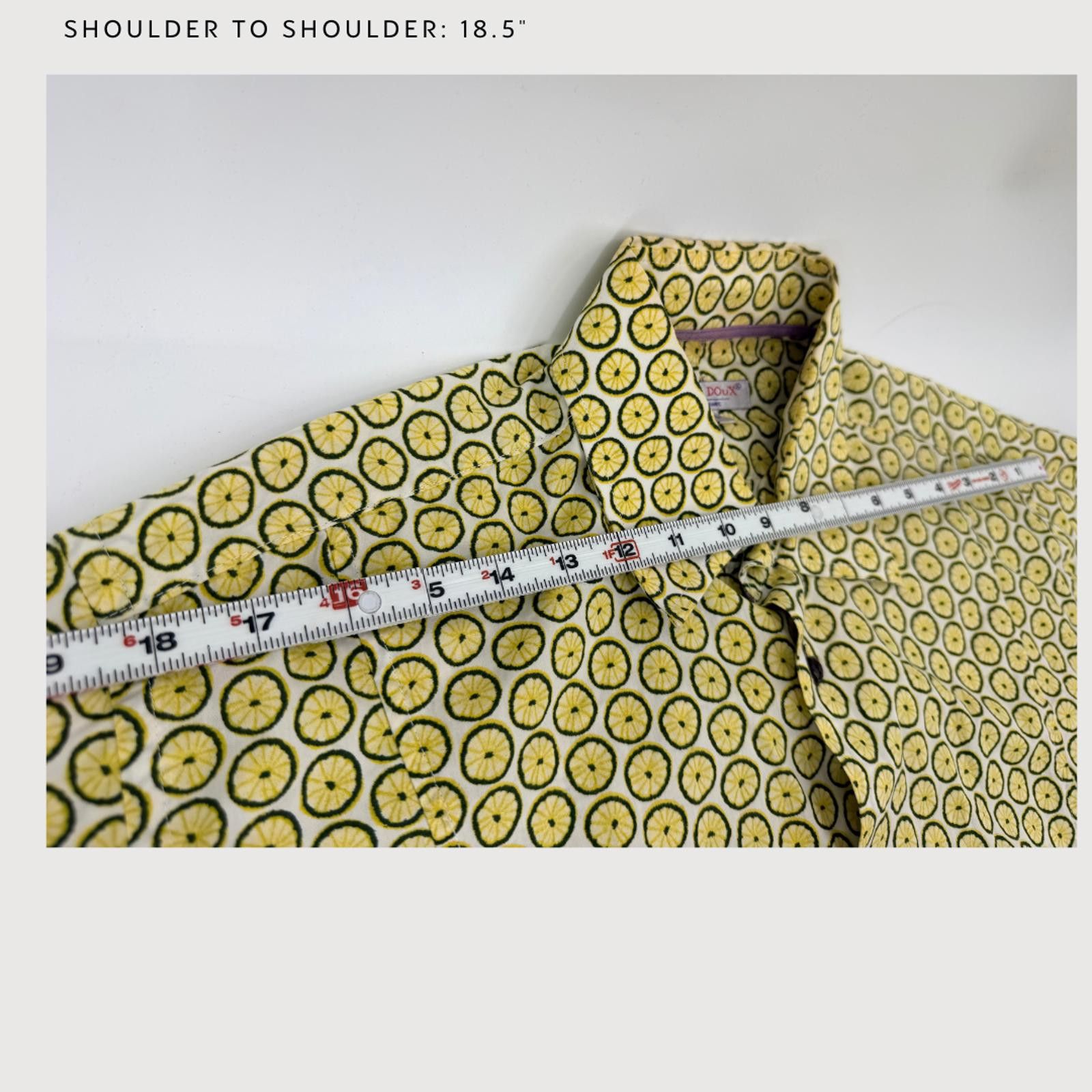 Other Coton Doux Paris Lemon Print Button Up 43 L Size US L / EU 52-54 / 3 - 6 Thumbnail