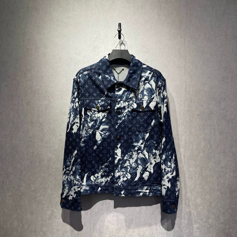 Louis Vuitton Louis Vuitton Floral denim jacket Size US M / EU 48-50 / 2 - 1 Thumbnail