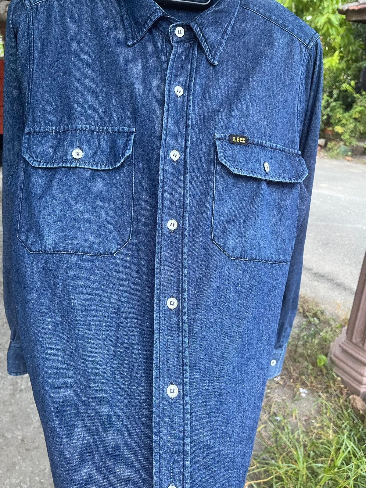 Lee Lee Denim Western Shirt Indigo Size US M / EU 48-50 / 2 - 9 Thumbnail